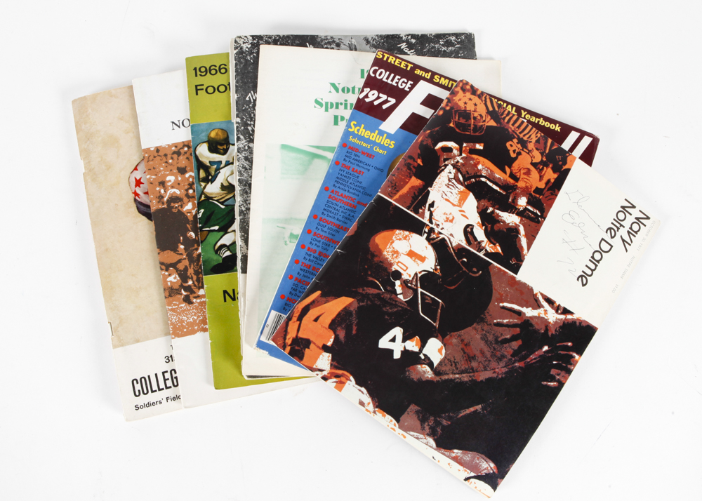 Vintage Football Programs