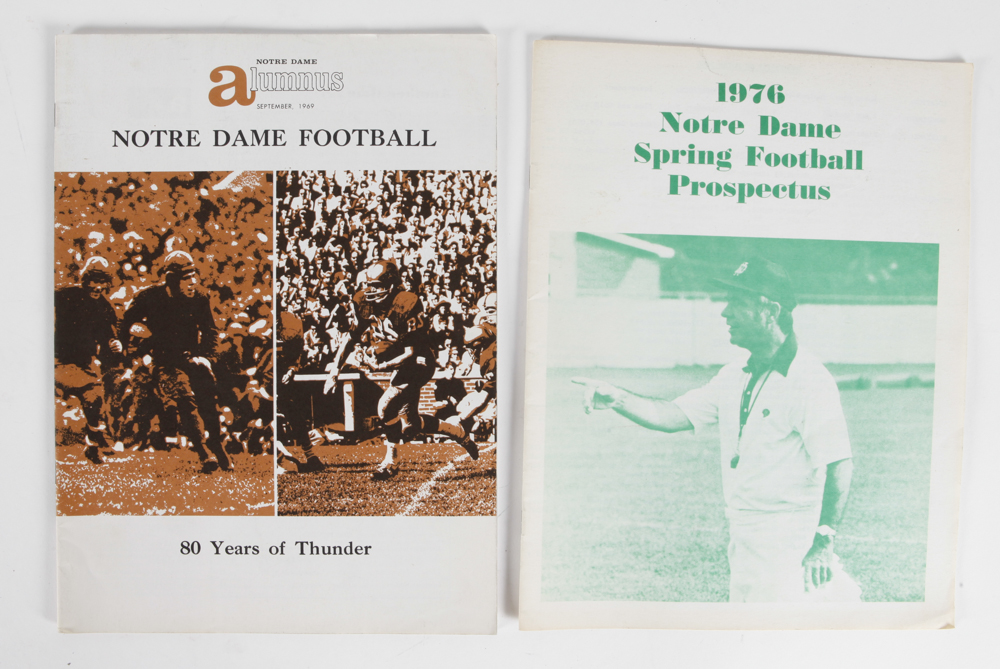Vintage Football Programs