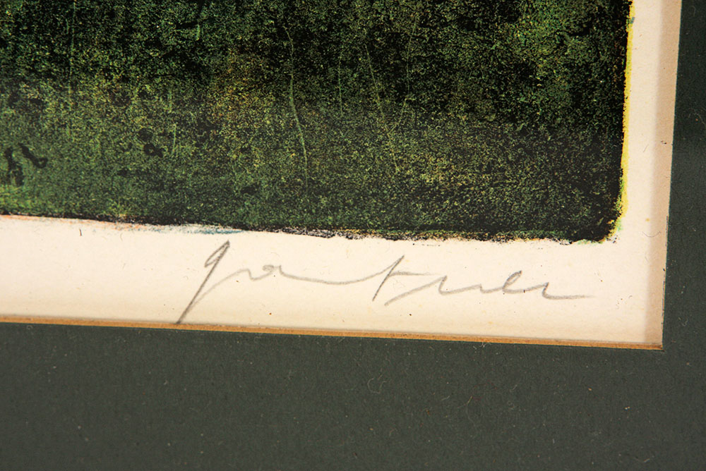 Signed Lithograph by Bernard Gantner