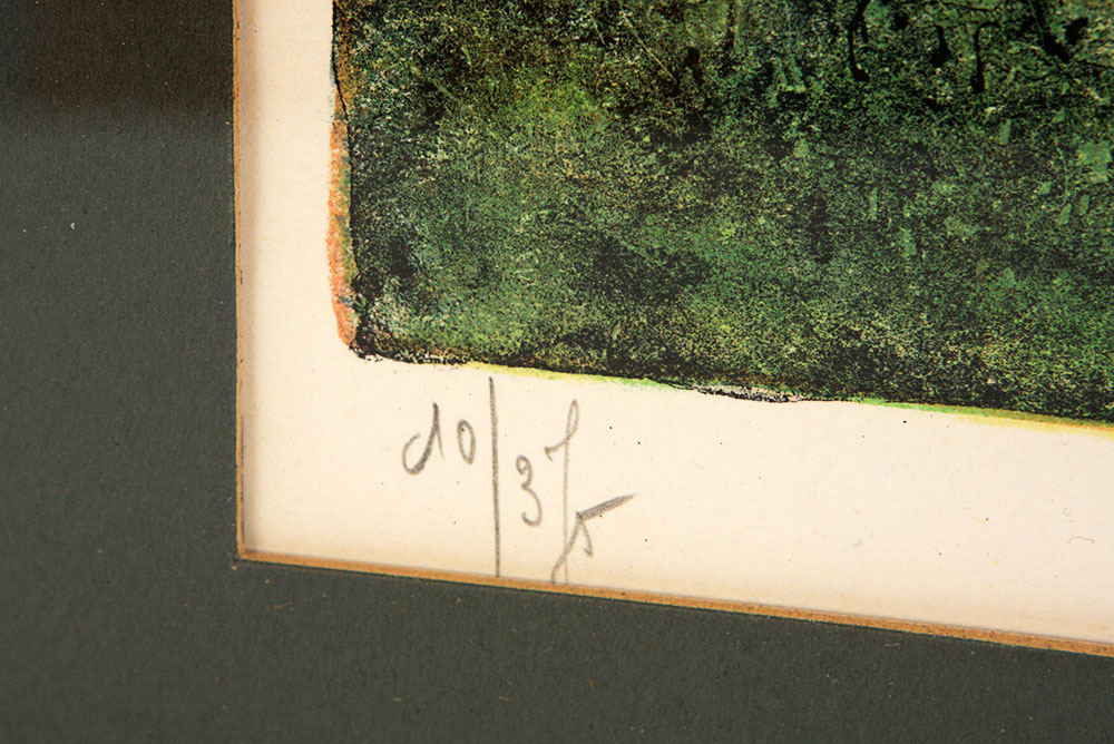 Signed Lithograph by Bernard Gantner