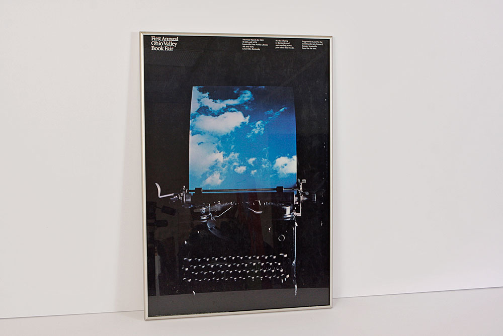 First Annual Ohio Valley Book Fair Poster by Julius Friedman