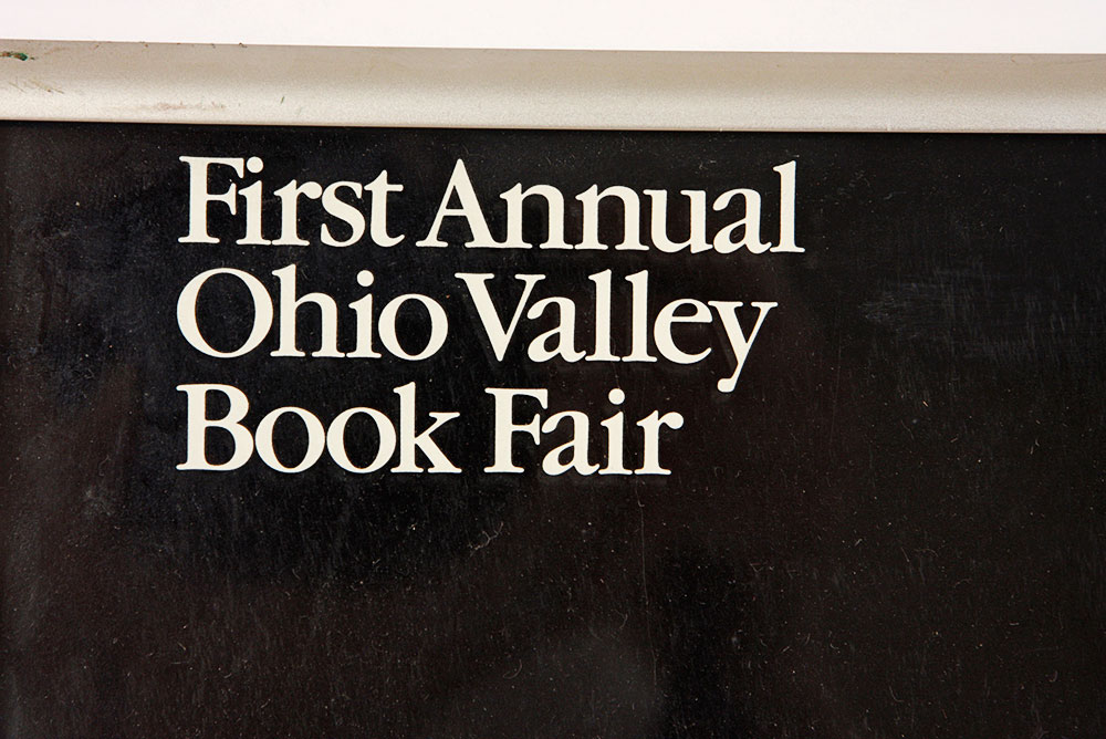 First Annual Ohio Valley Book Fair Poster by Julius Friedman