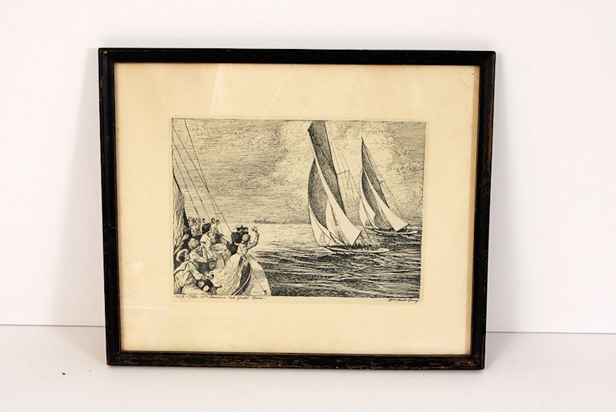 Original Etching by William Mark Young
