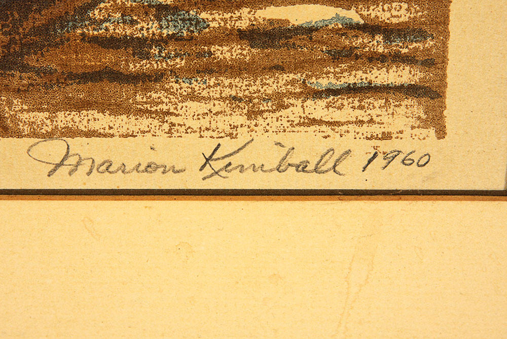 Marion Kimball Serigraph