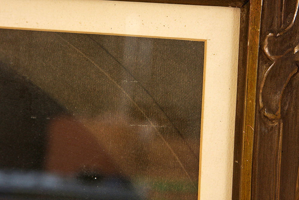 Vintage Mezzotint Print of Children