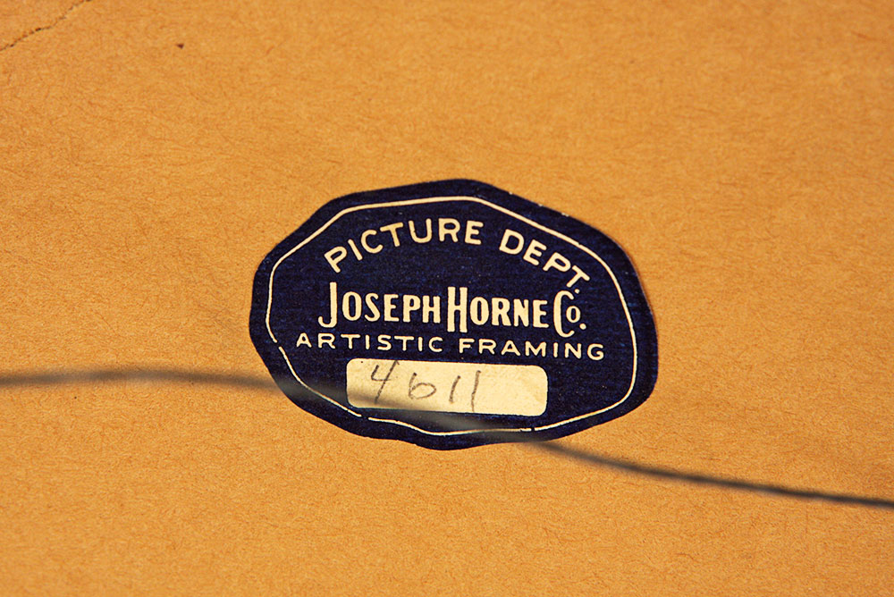 Vintage Mezzotint Print of Children