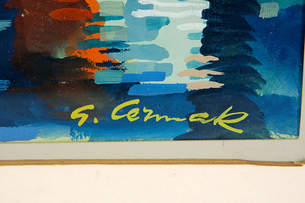 Acrylic painting by George Cermak