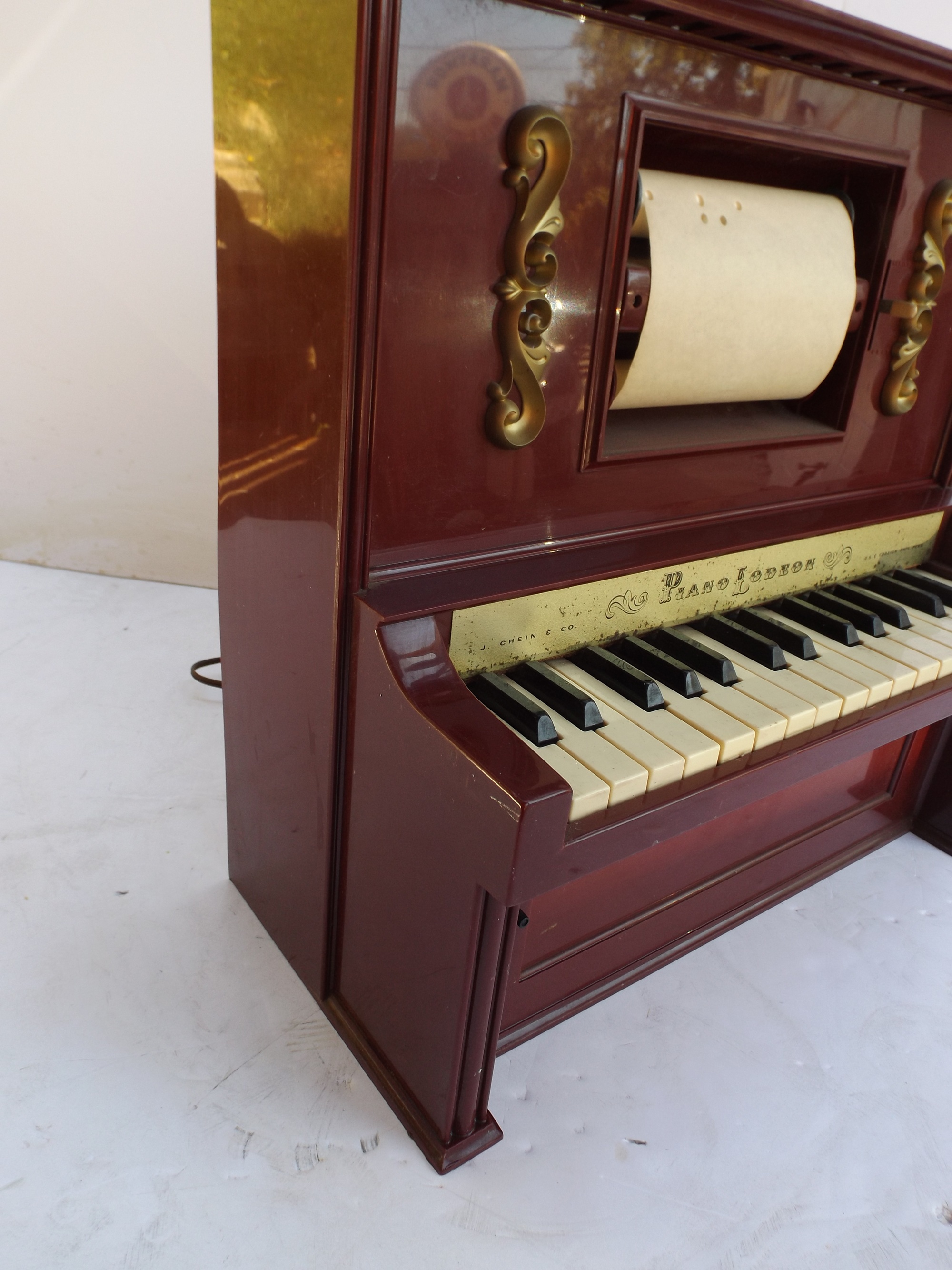 J. Chein Piano Lodeon Child's Player Piano