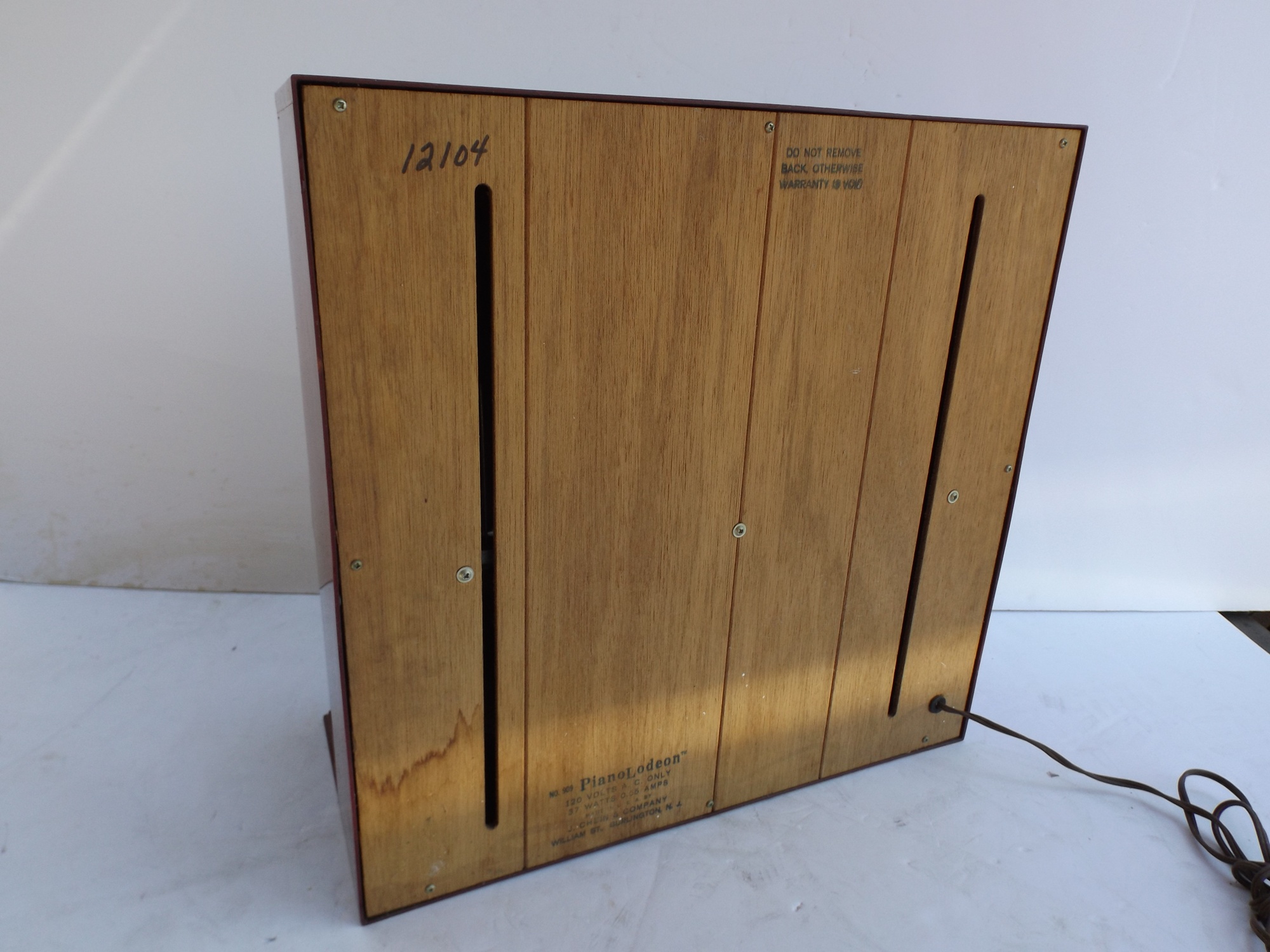 J. Chein Piano Lodeon Child's Player Piano