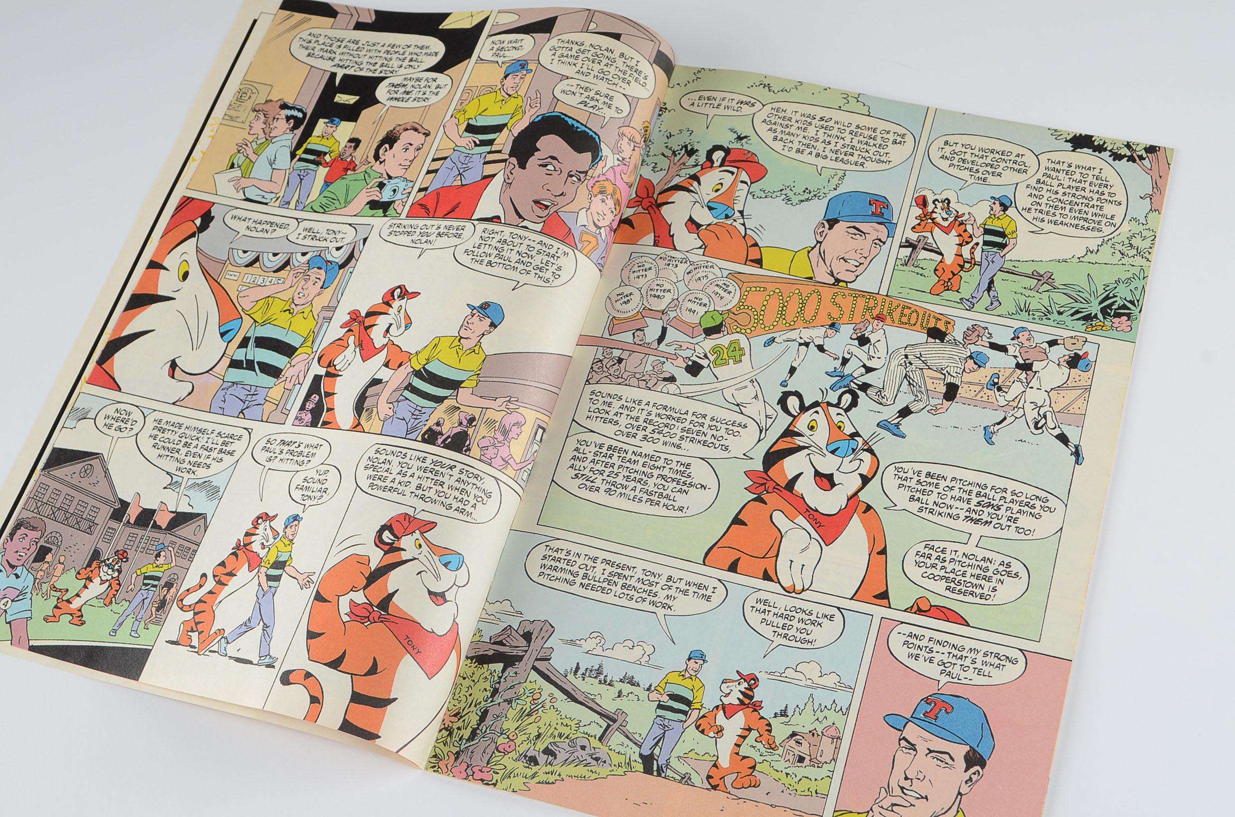 Nolan Ryan Comic Book and Signed Picture