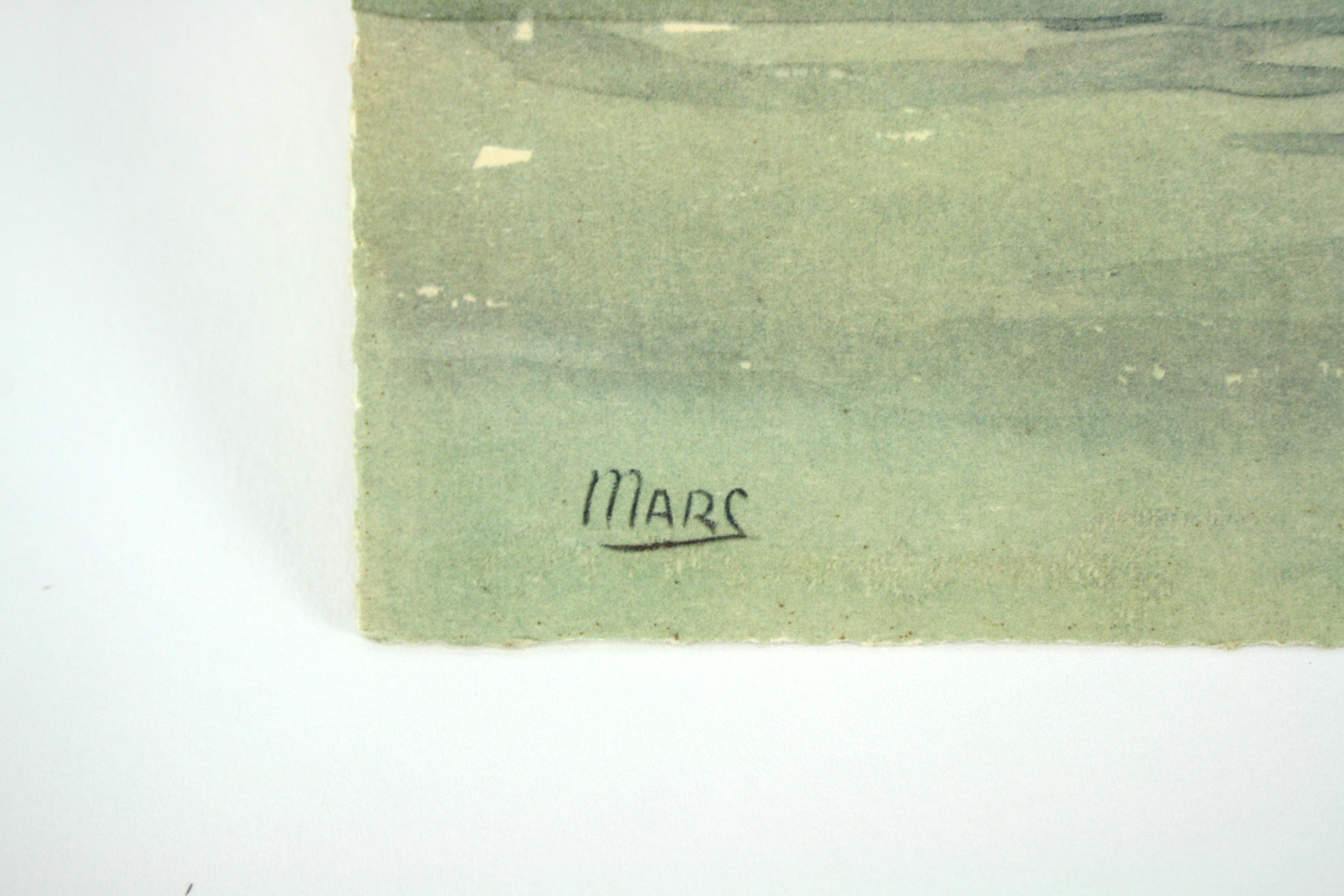 Vintage Watercolor Prints by Nicolas Markovitch (Marc)