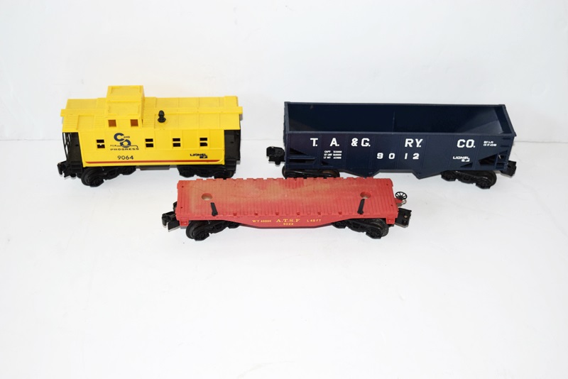 A Vintage Lionel-MPC Mt. Clemens Toy Train with Cars and Track