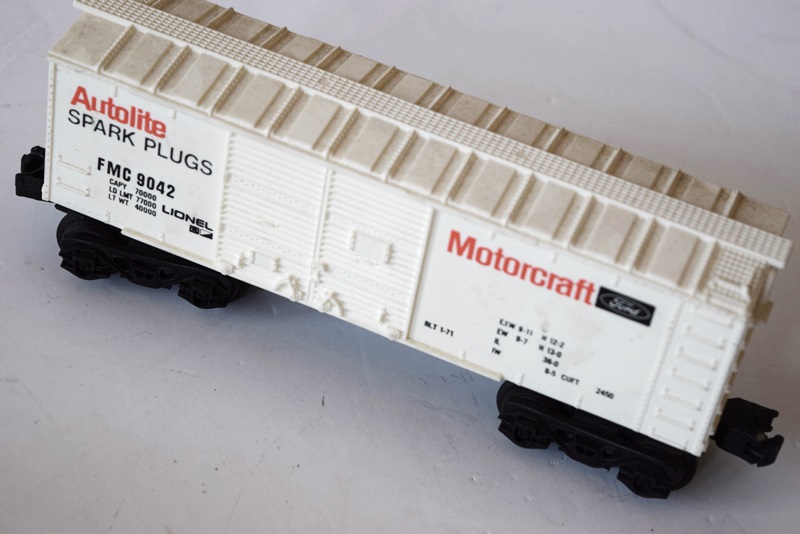 A Vintage Lionel-MPC Mt. Clemens Toy Train with Cars and Track