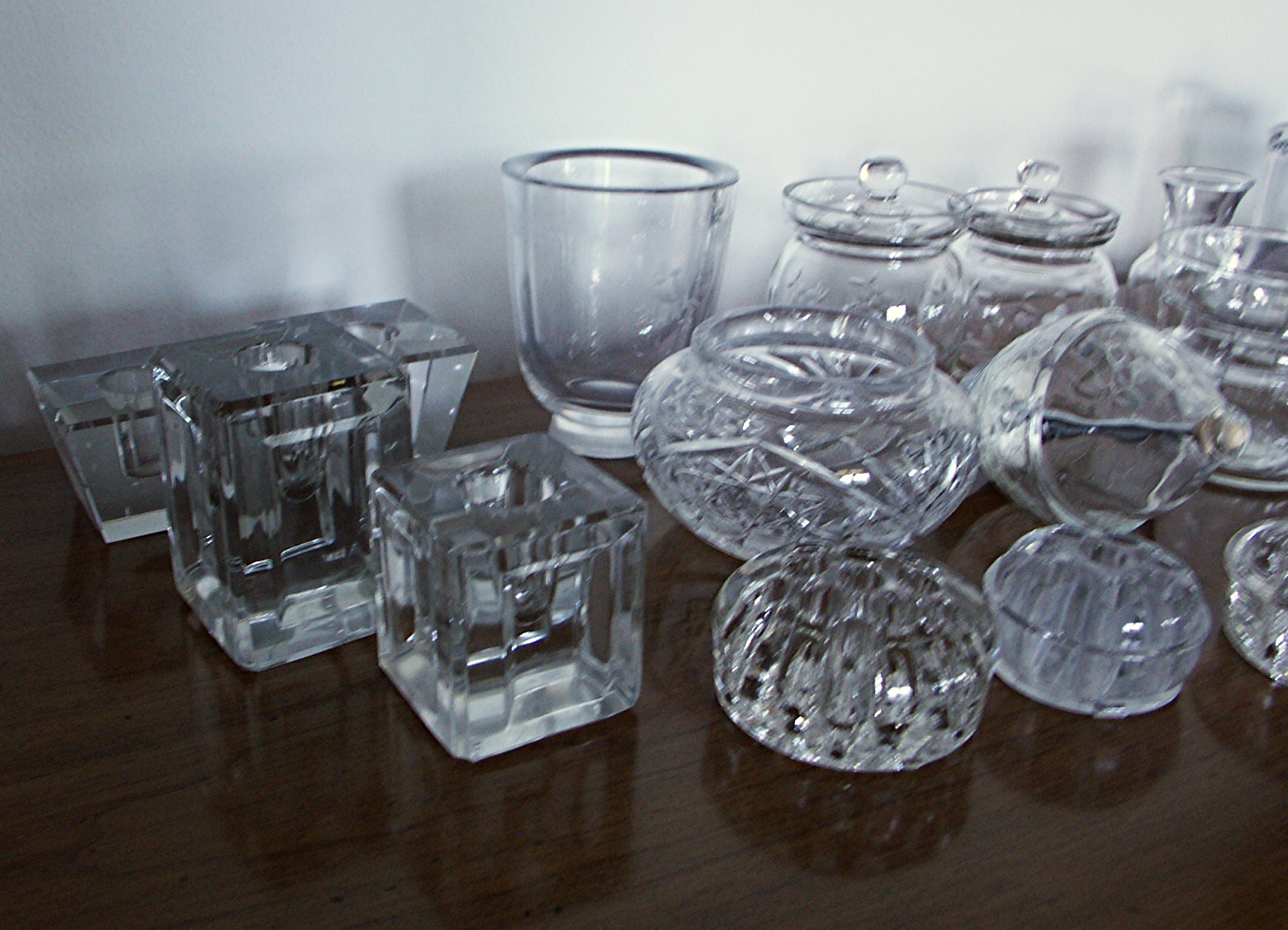 Vintage Crystal and Glassware Lot