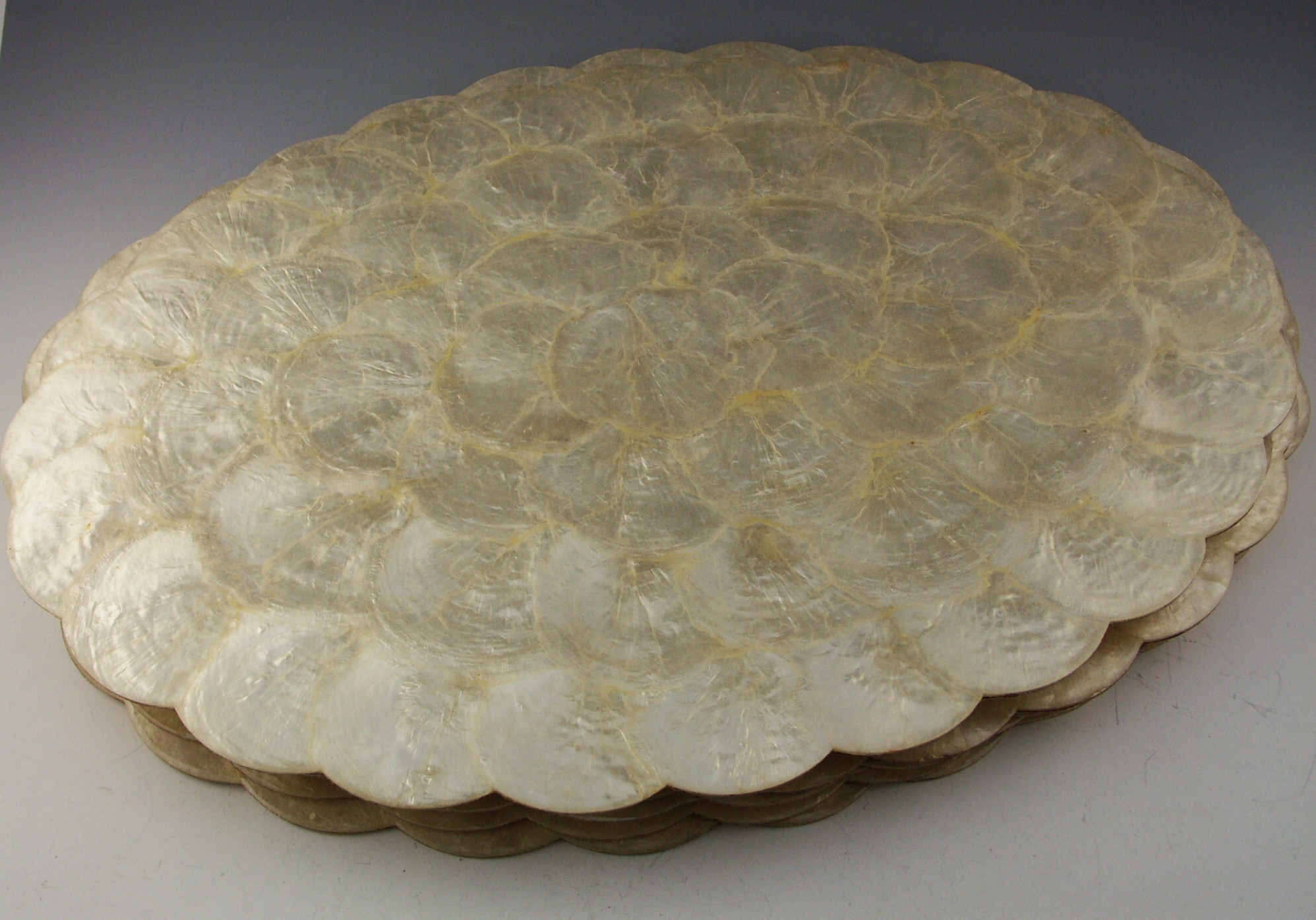 Capiz Shell Placemats and Coasters EBTH