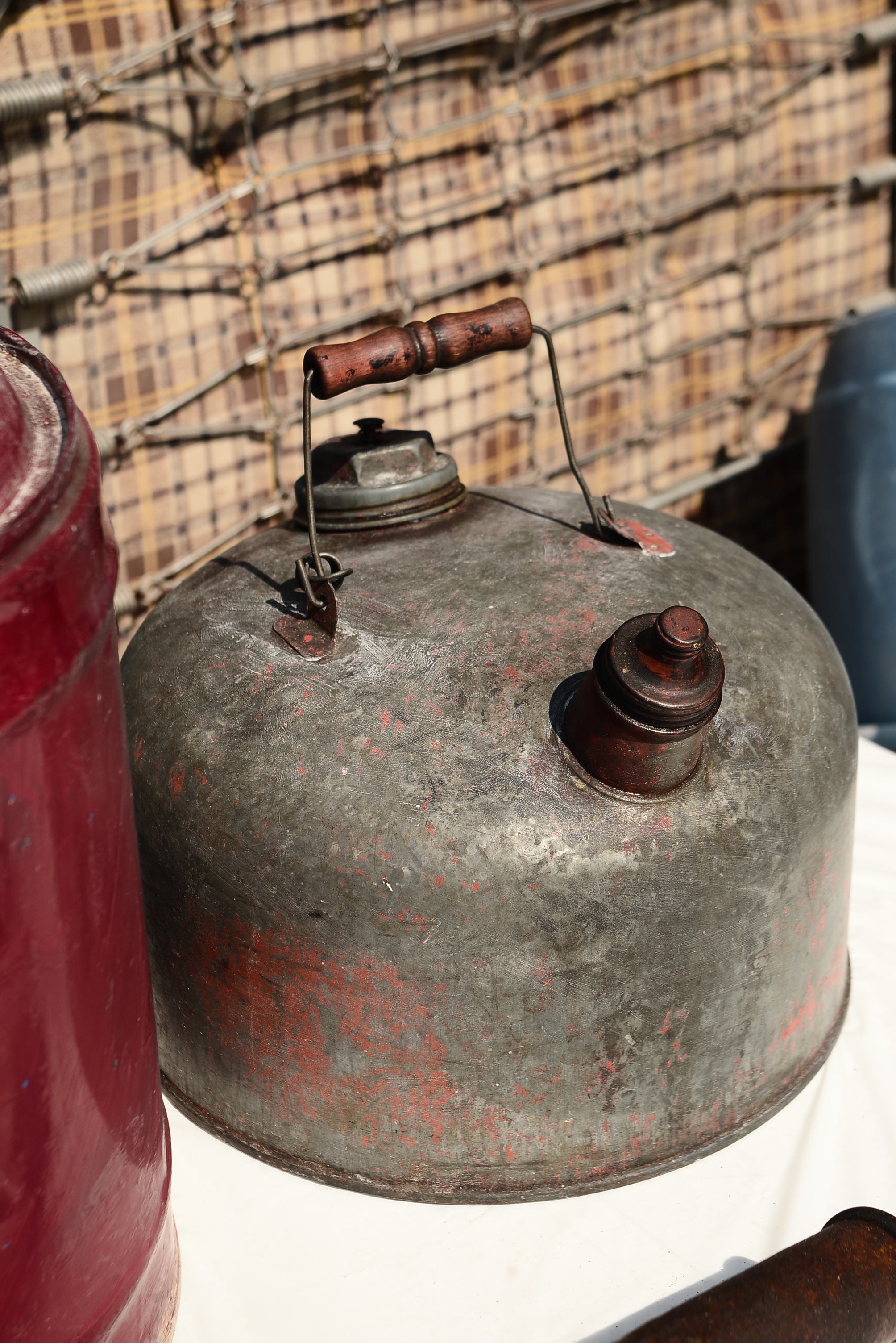 Vintage Gas Cans and Bug Sprayer