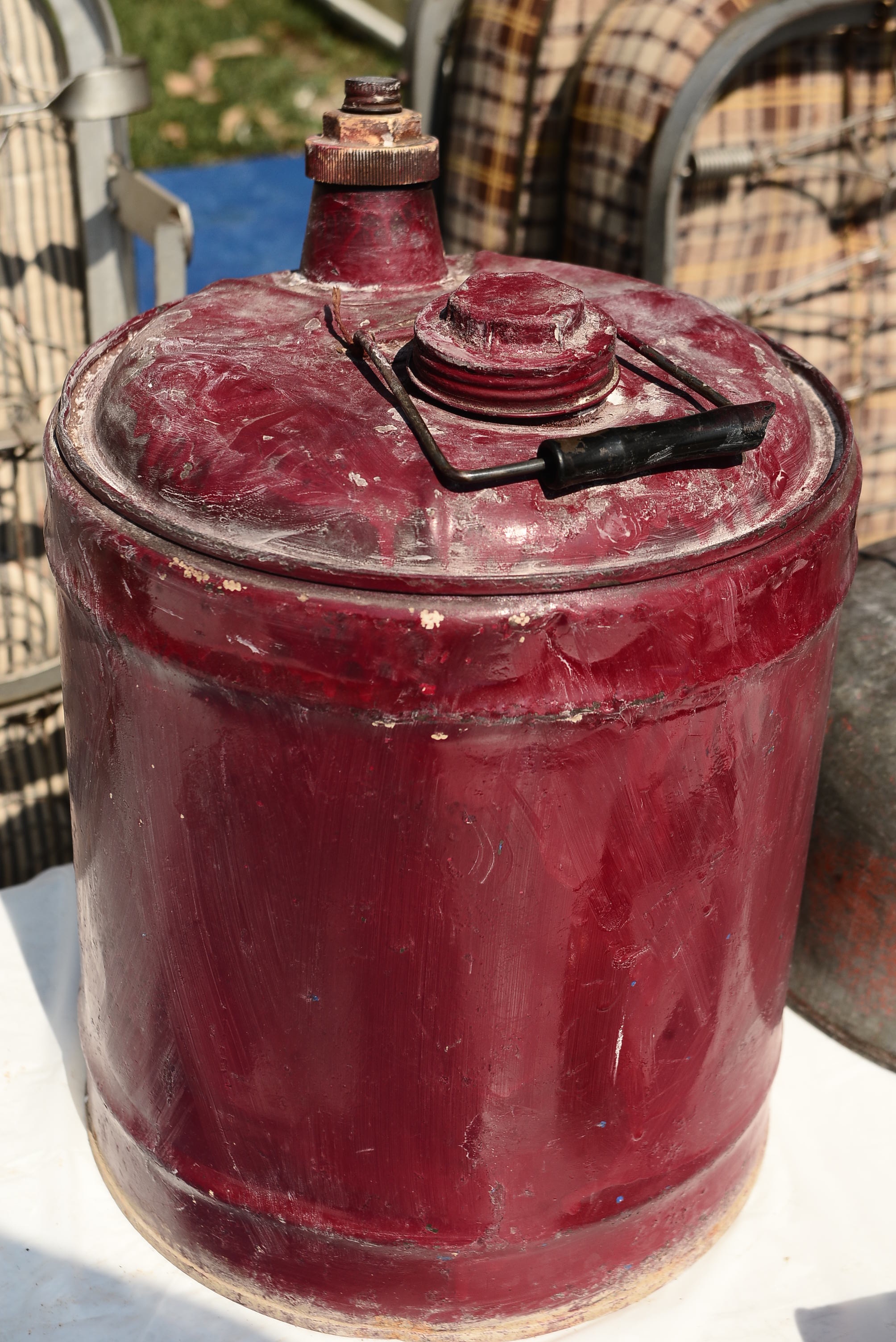 Vintage Gas Cans and Bug Sprayer