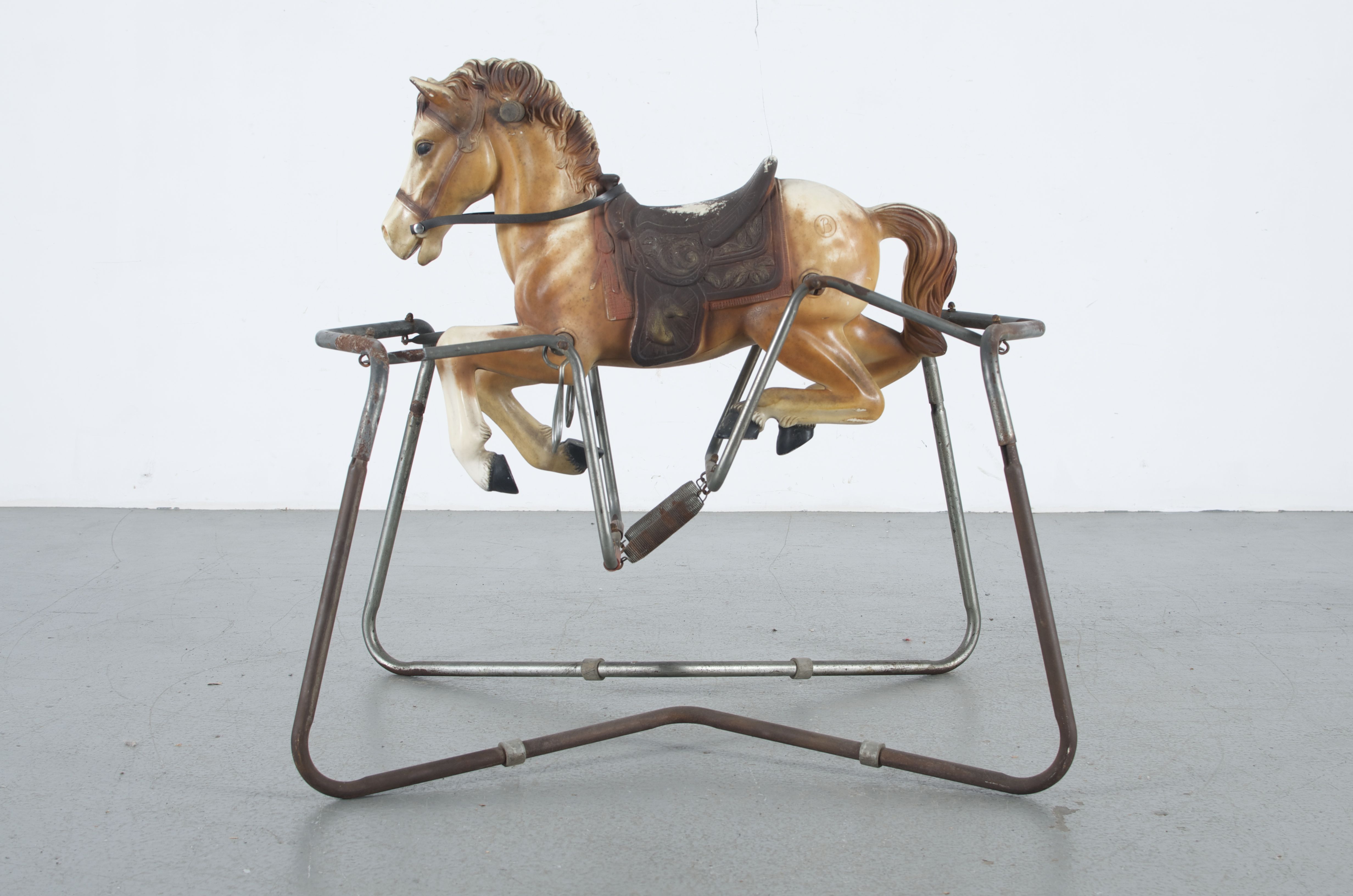 Vintage Blazon Spring Rocking Horse