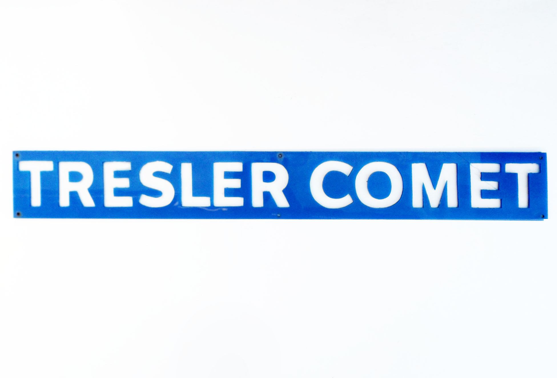 Tresler Comet Cutout Acrylic Sign