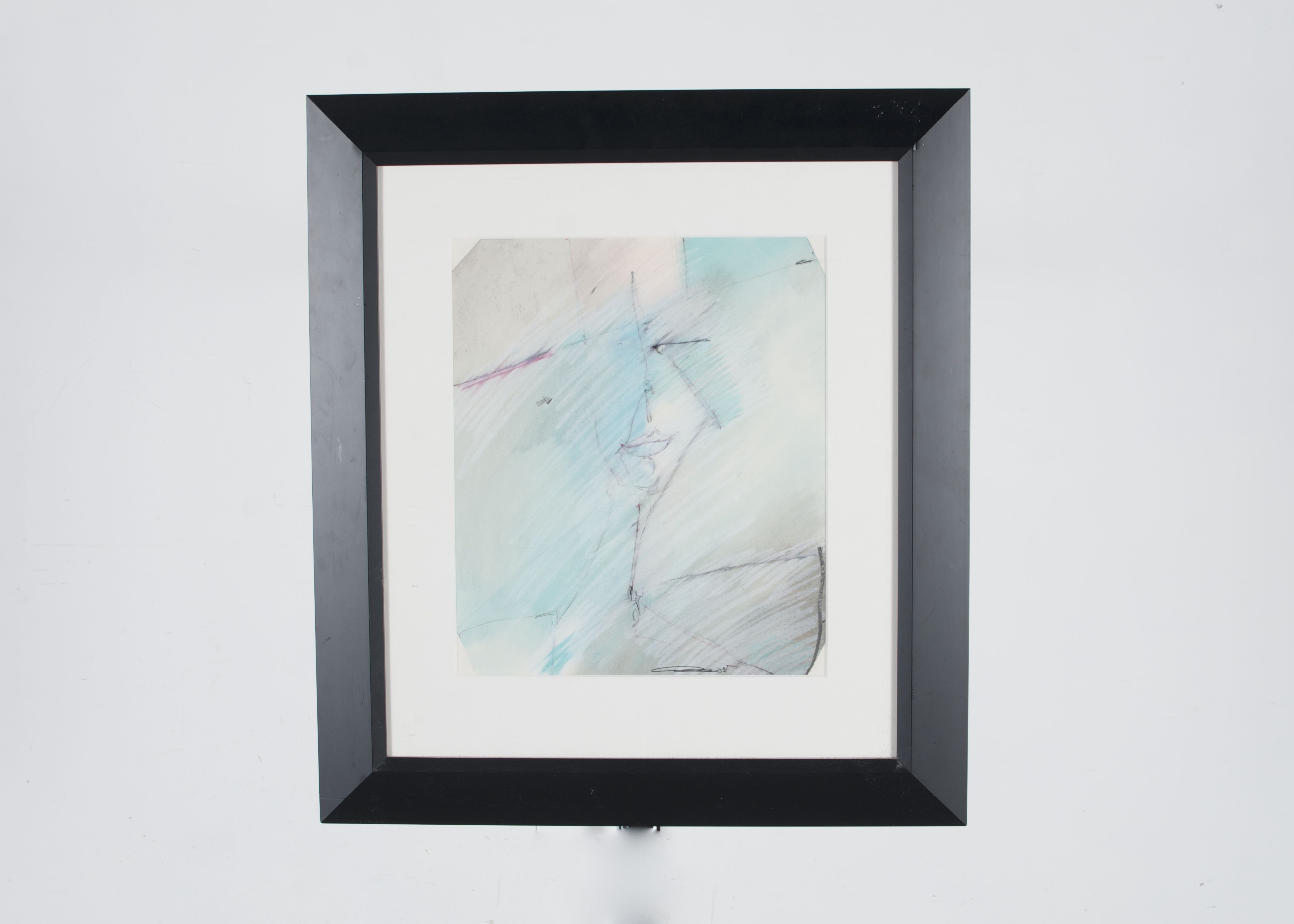 Original Signed and Framed Pastel Tone Artwork