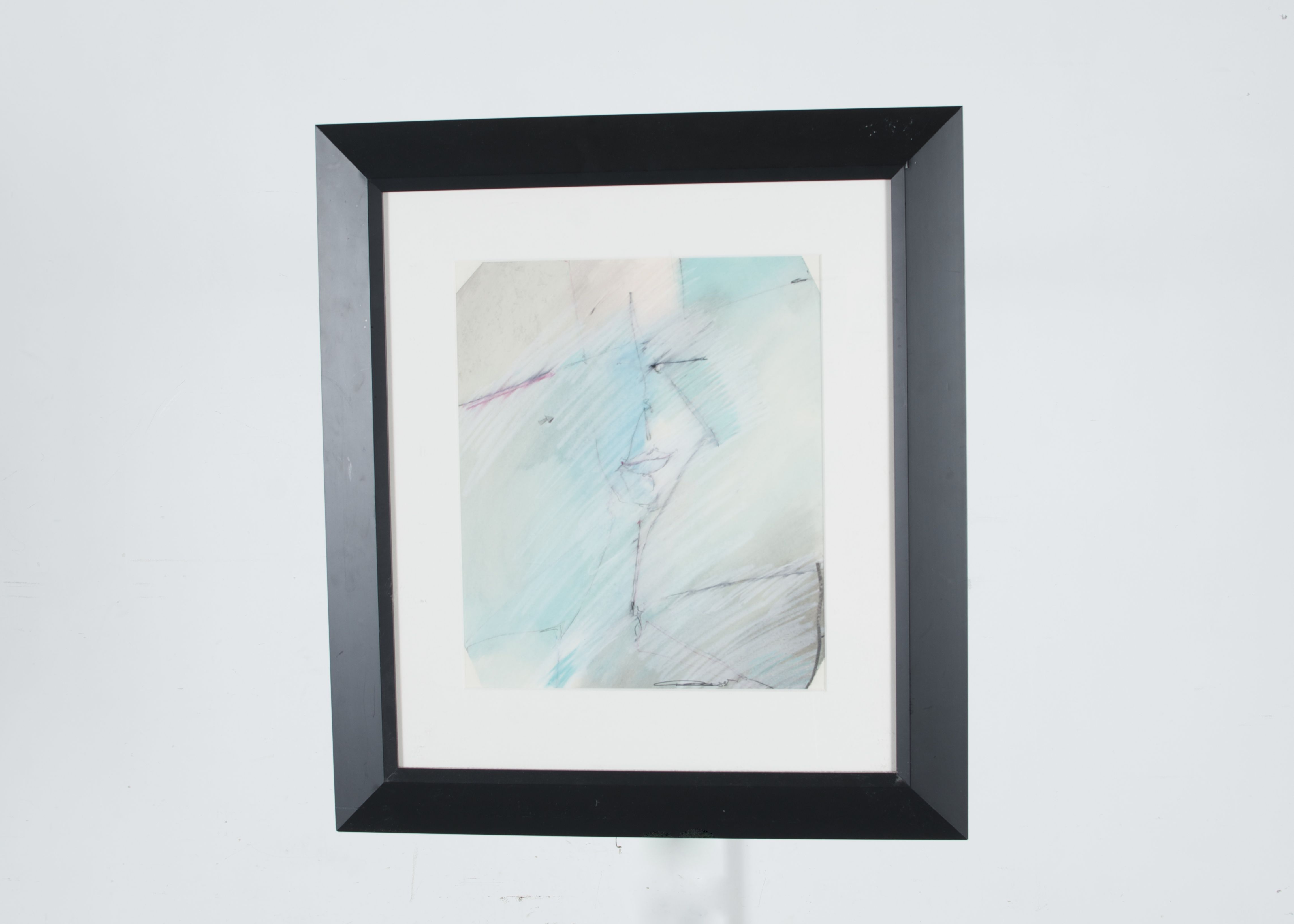 Original Signed and Framed Pastel Tone Artwork