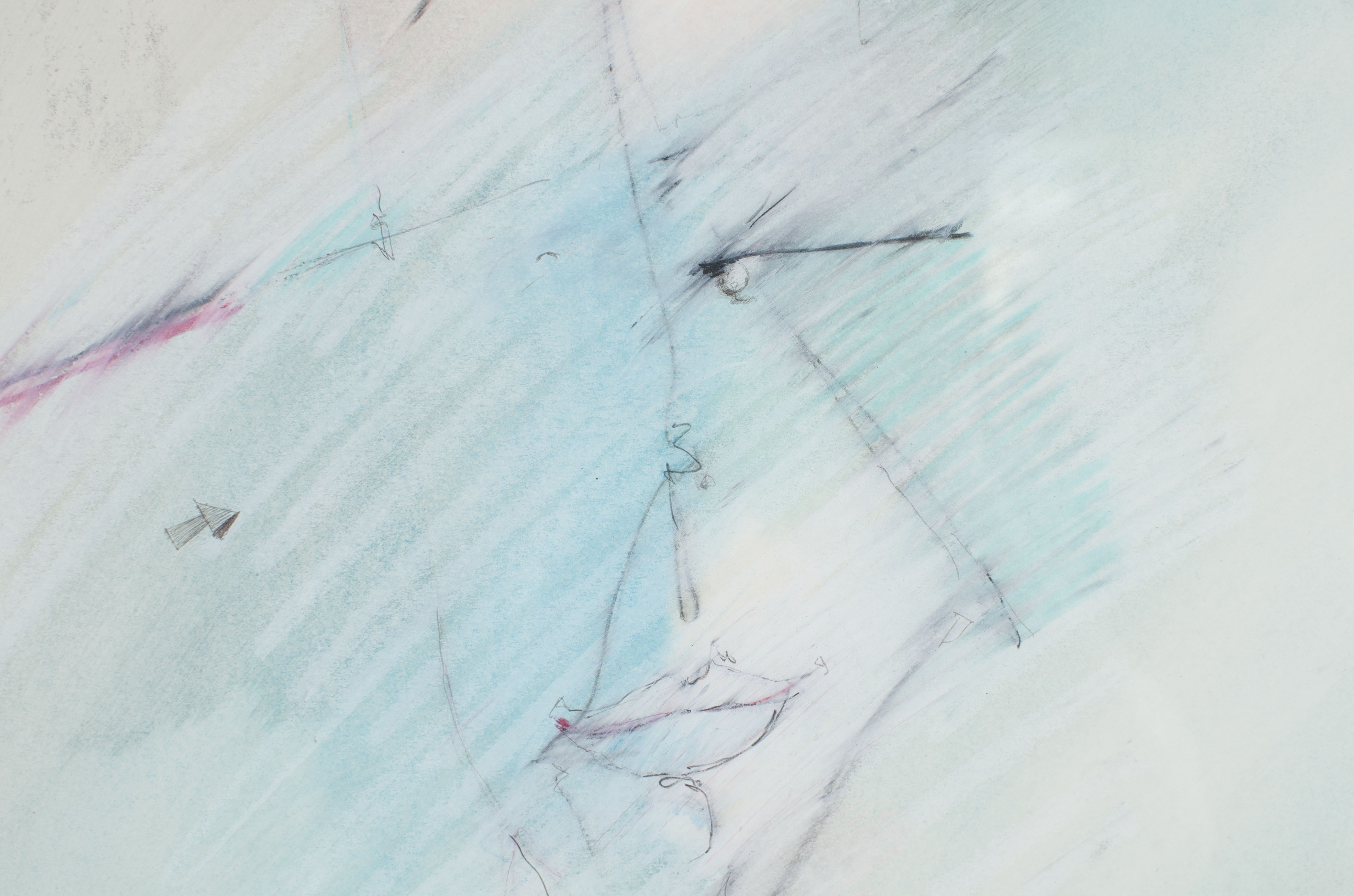 Original Signed and Framed Pastel Tone Artwork