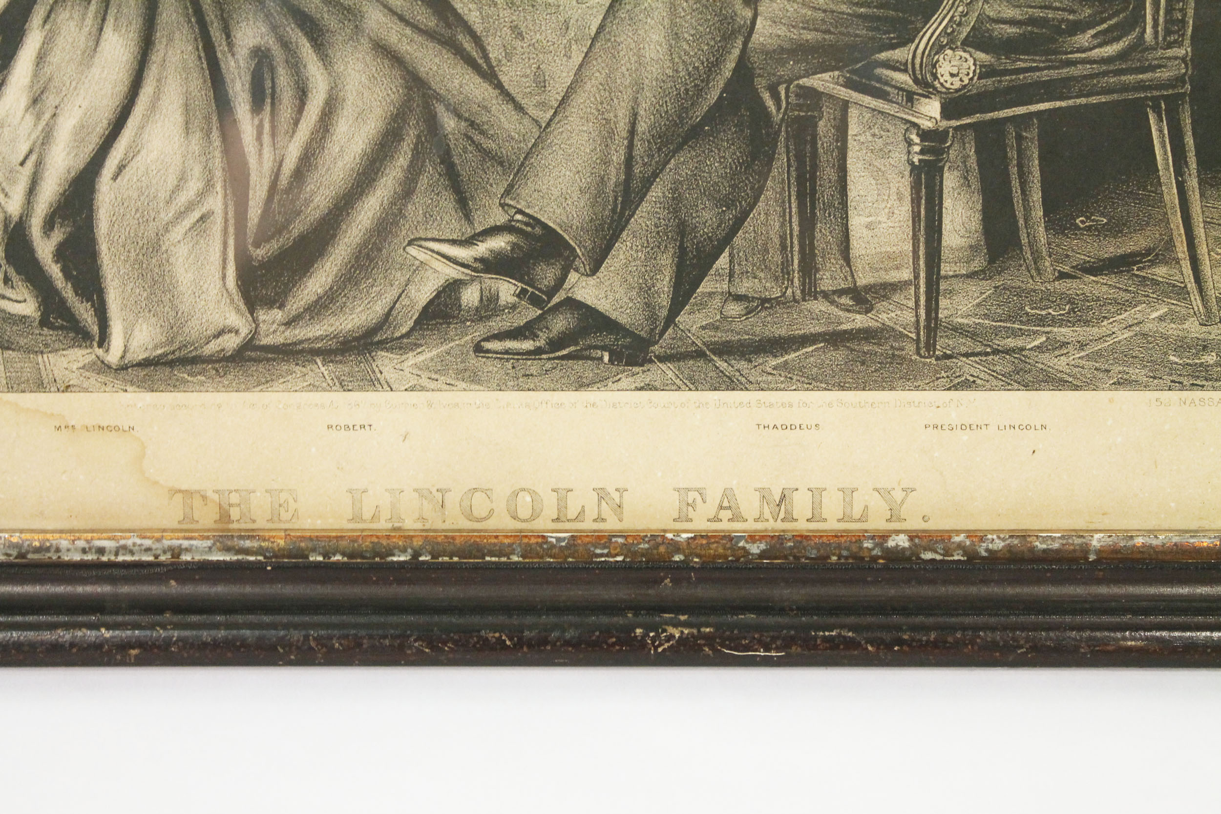 The Lincoln Family 1867 Lithograph