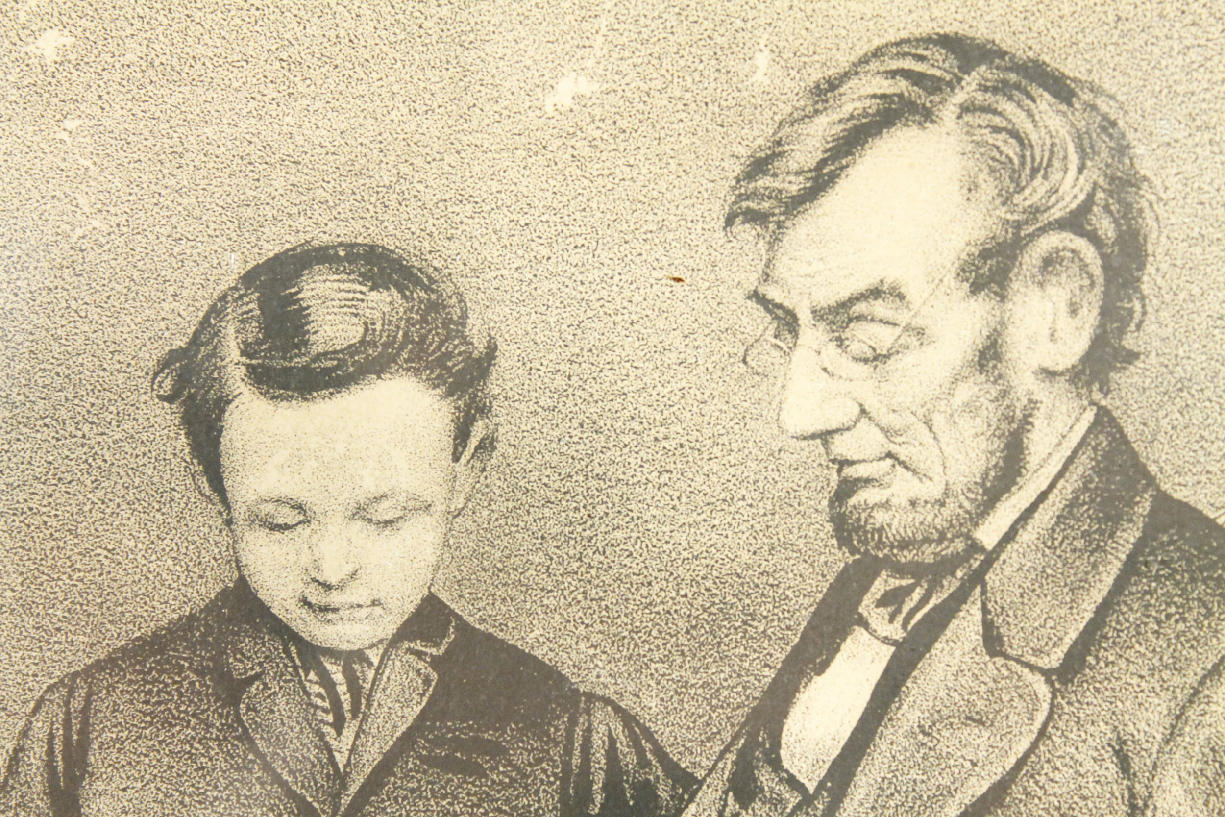 The Lincoln Family 1867 Lithograph