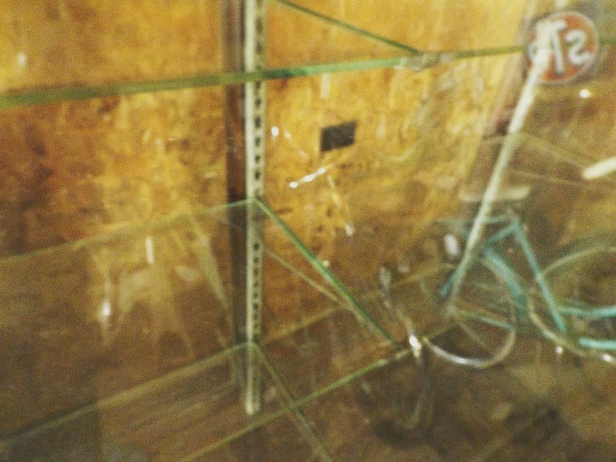 Antique Wood and Glass Store Display Cabinet