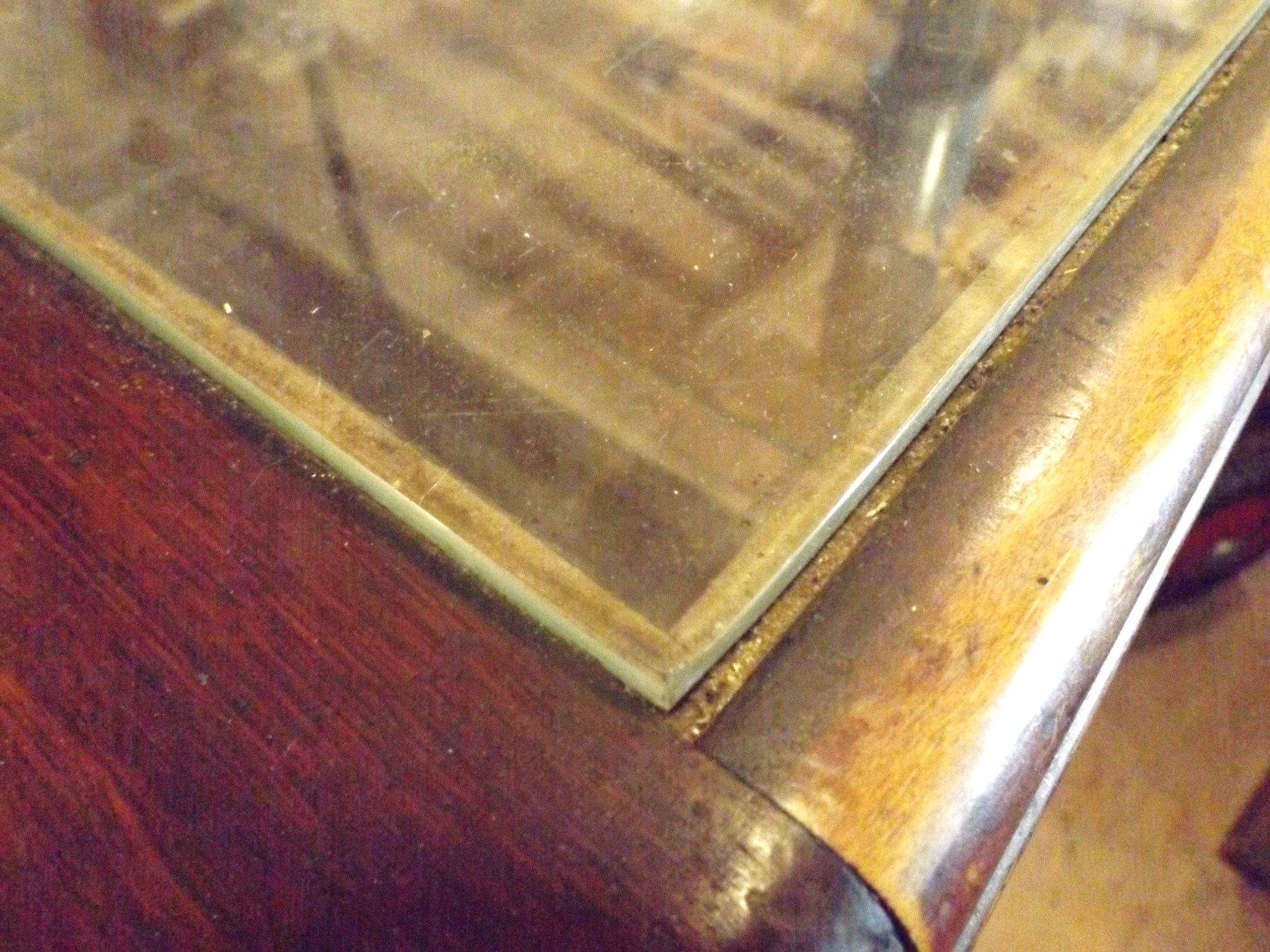 Antique Wood and Glass Store Display Cabinet