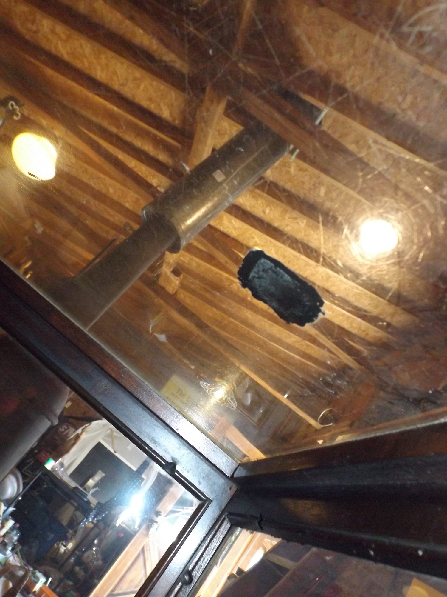 Antique Wood and Glass Store Display Cabinet