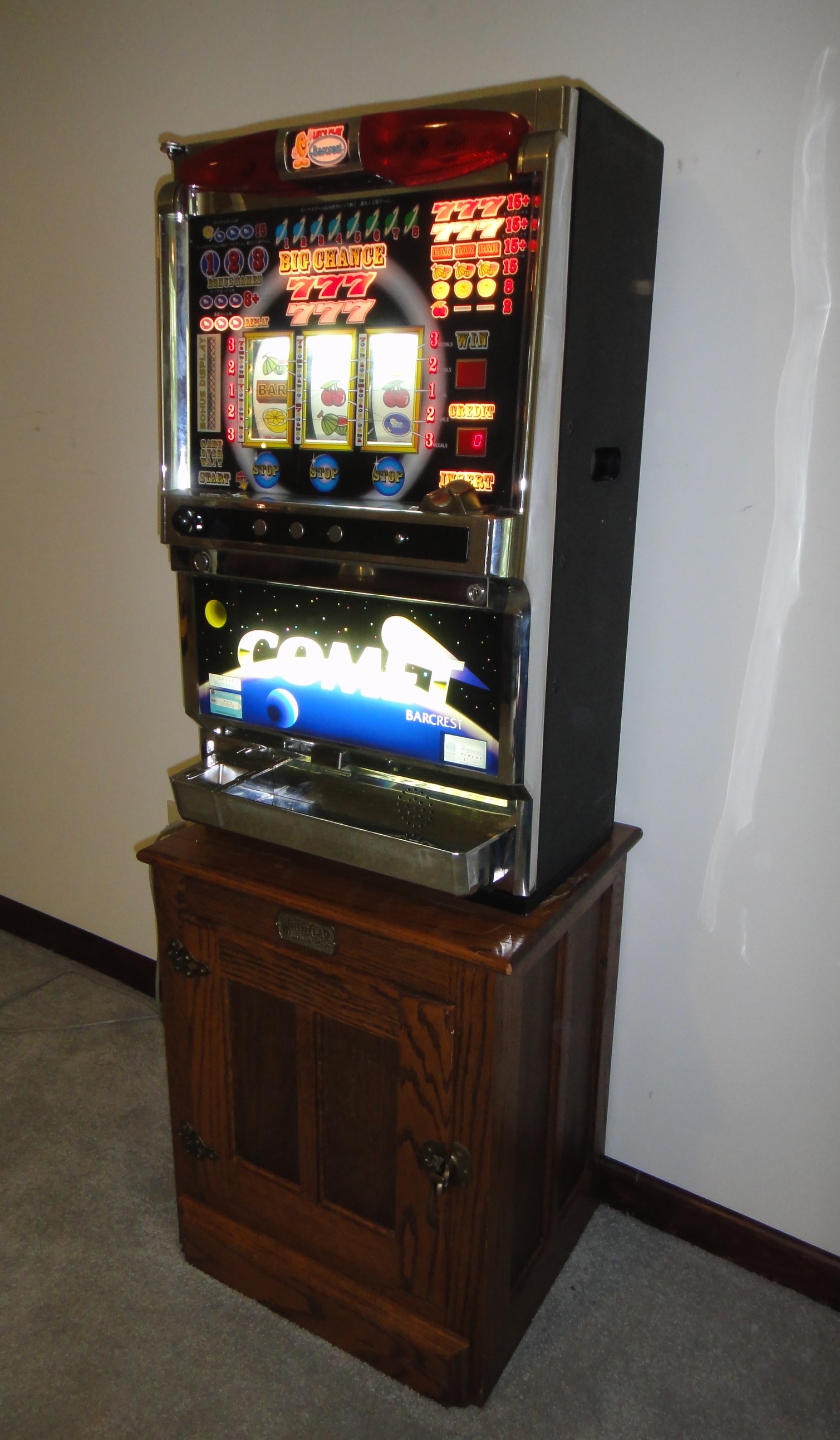 Vintage Barcrest Comet Slot Machine