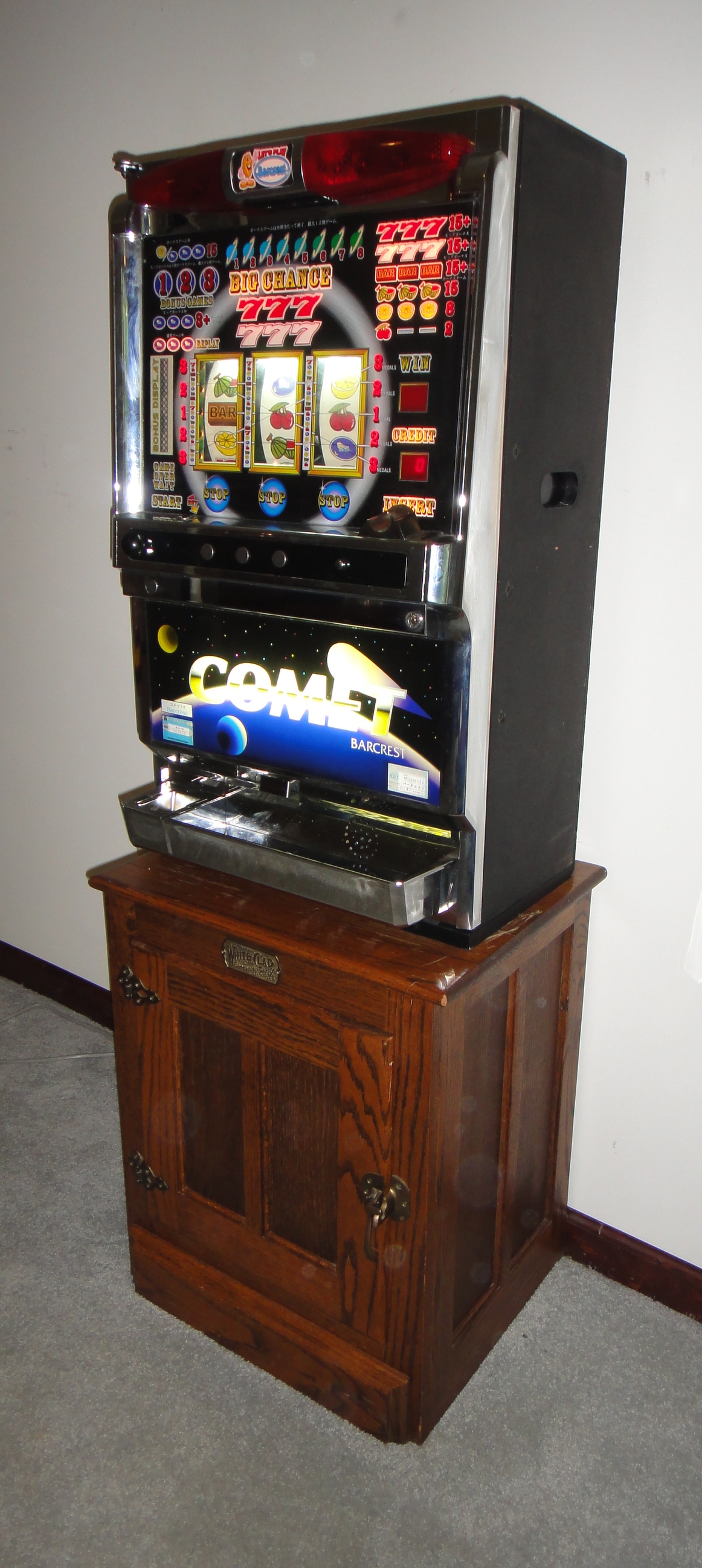 Vintage Barcrest Comet Slot Machine