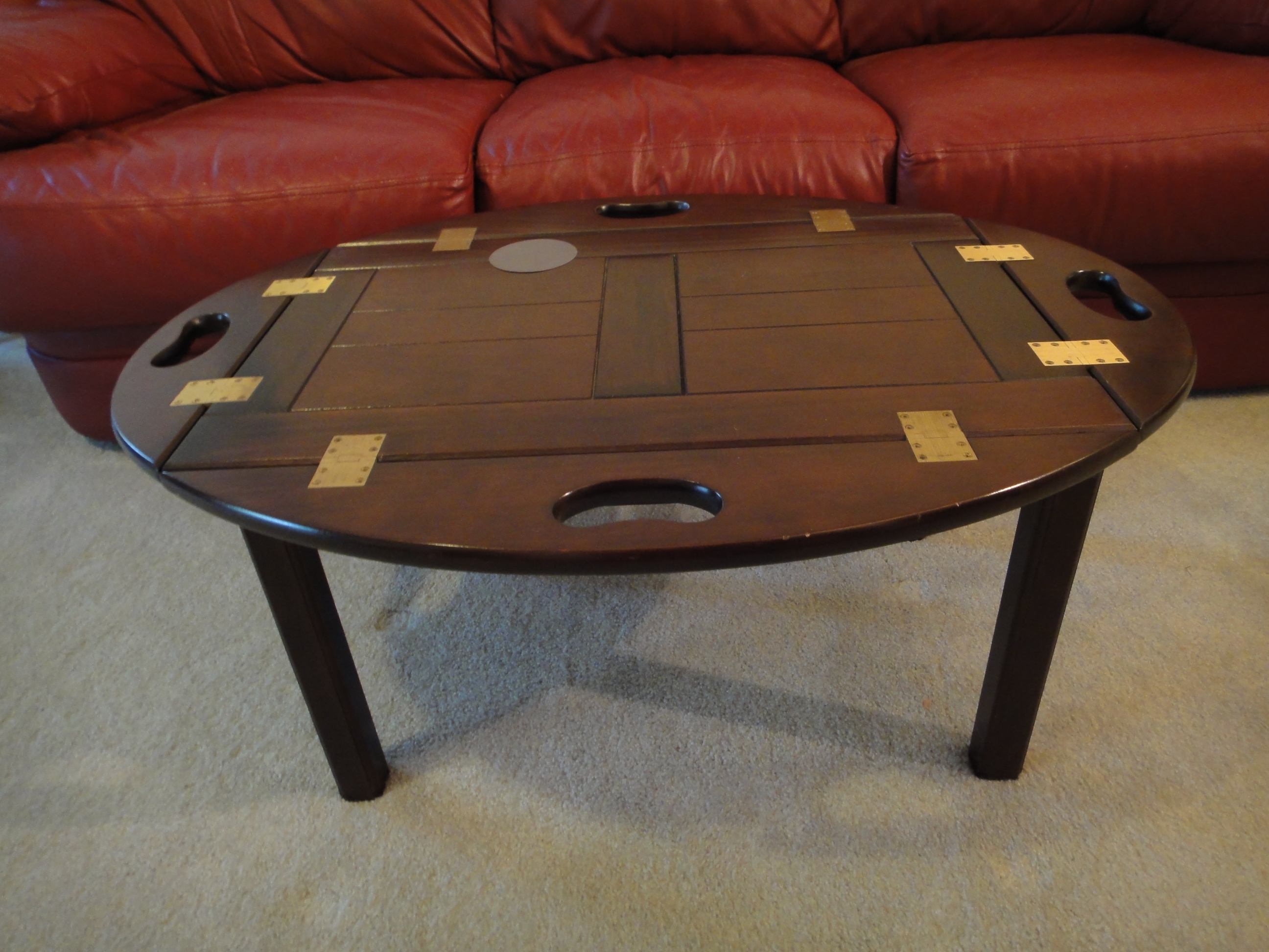Small Oval Bombay Company Coffee Table