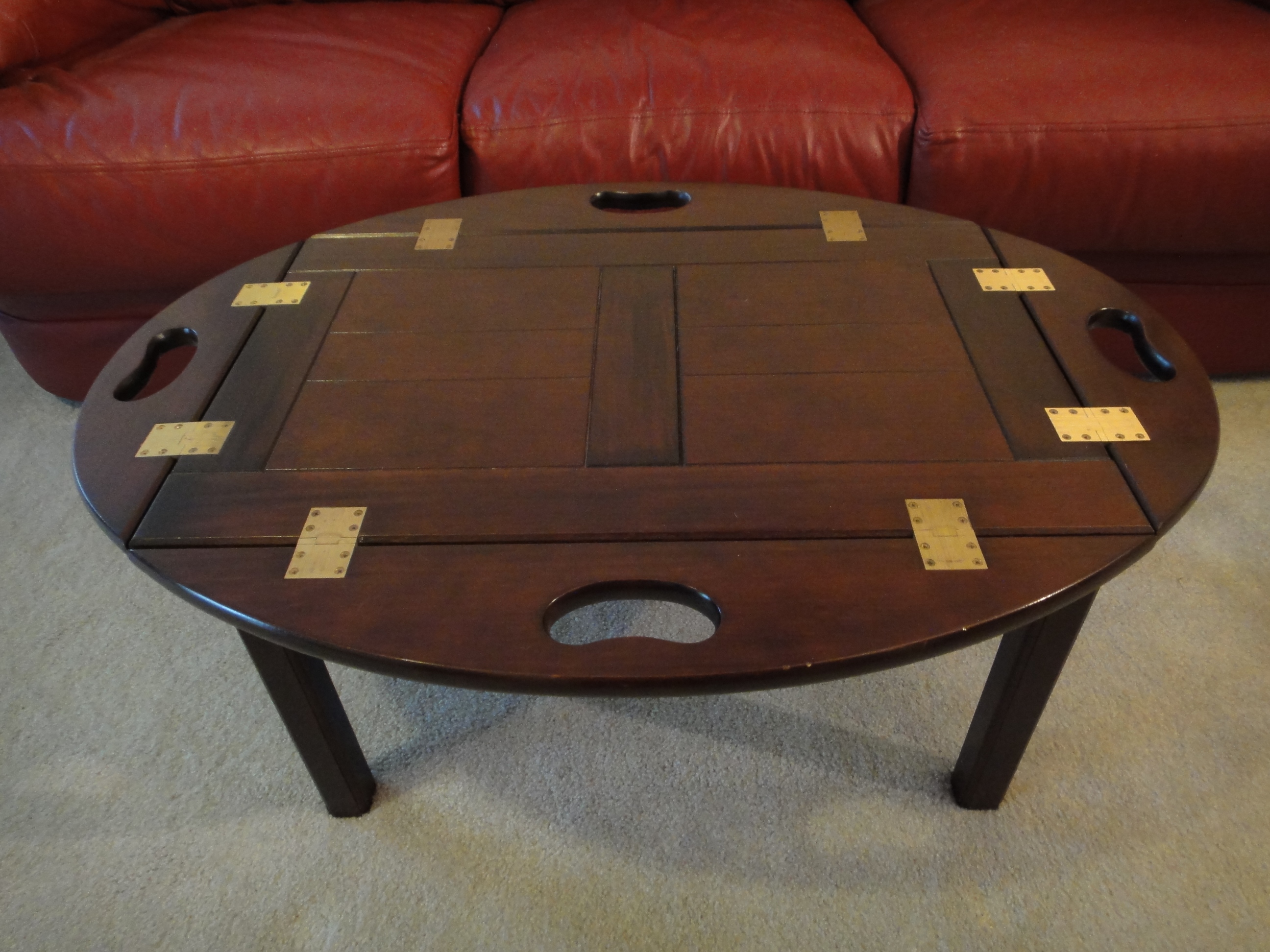 Small Oval Bombay Company Coffee Table