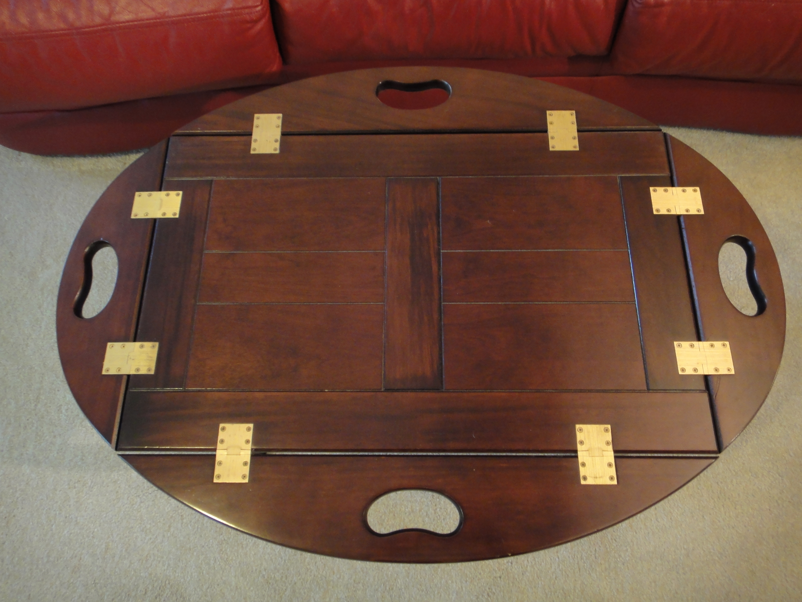 Small Oval Bombay Company Coffee Table