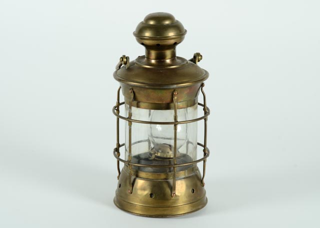 19th Century Brass Lifeboat Lantern