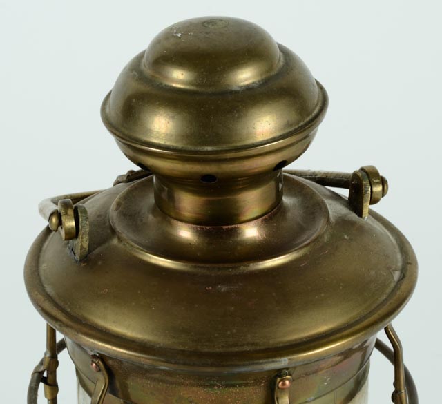 19th Century Brass Lifeboat Lantern