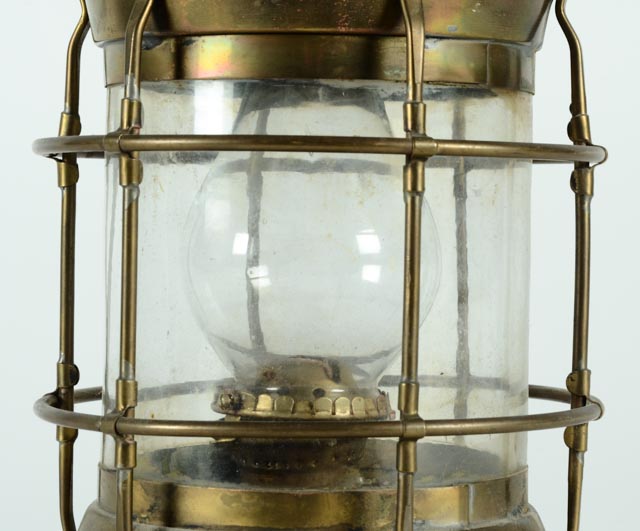 19th Century Brass Lifeboat Lantern