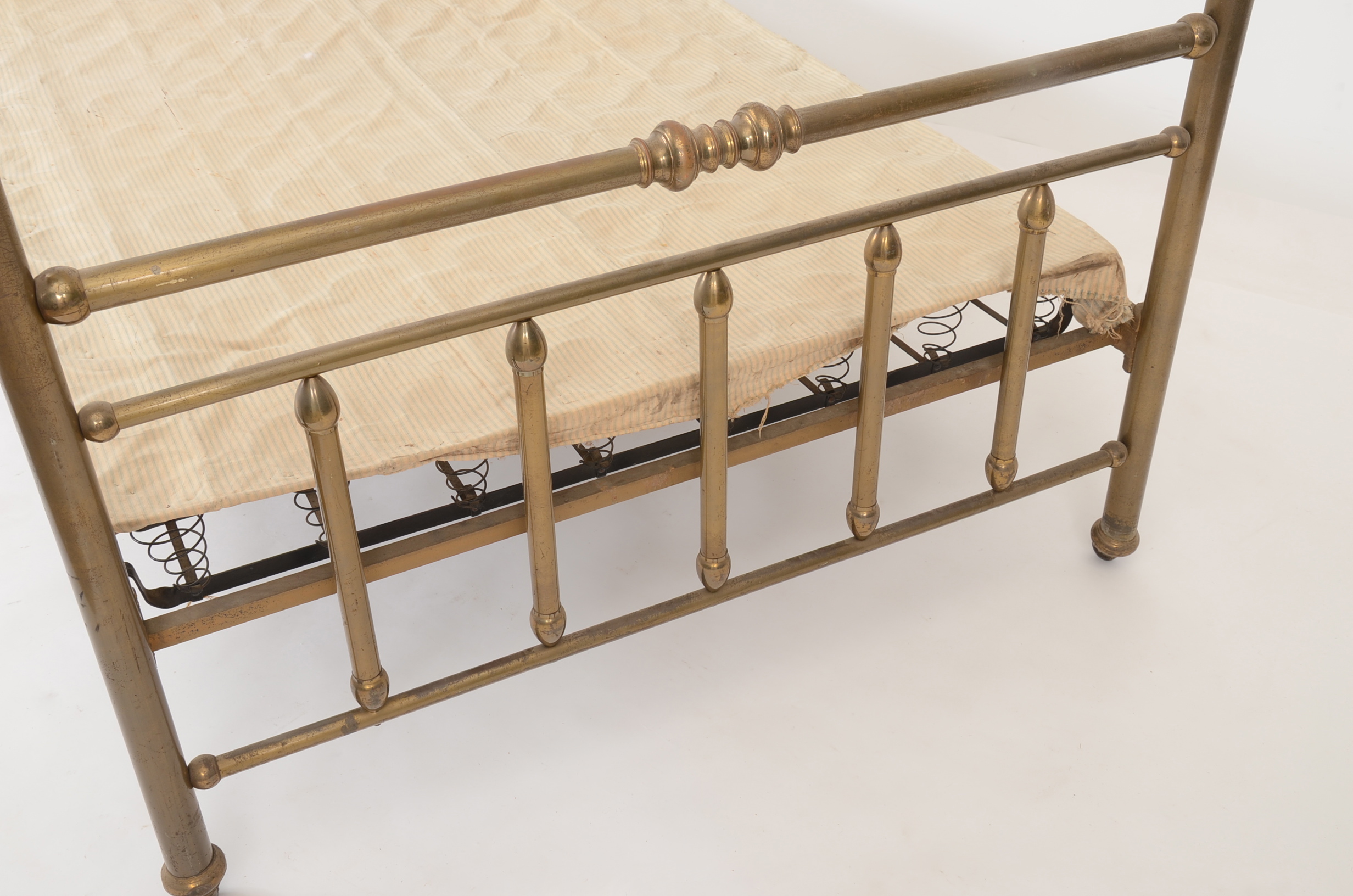 Vintage Brass Bed Frame and Box Springs