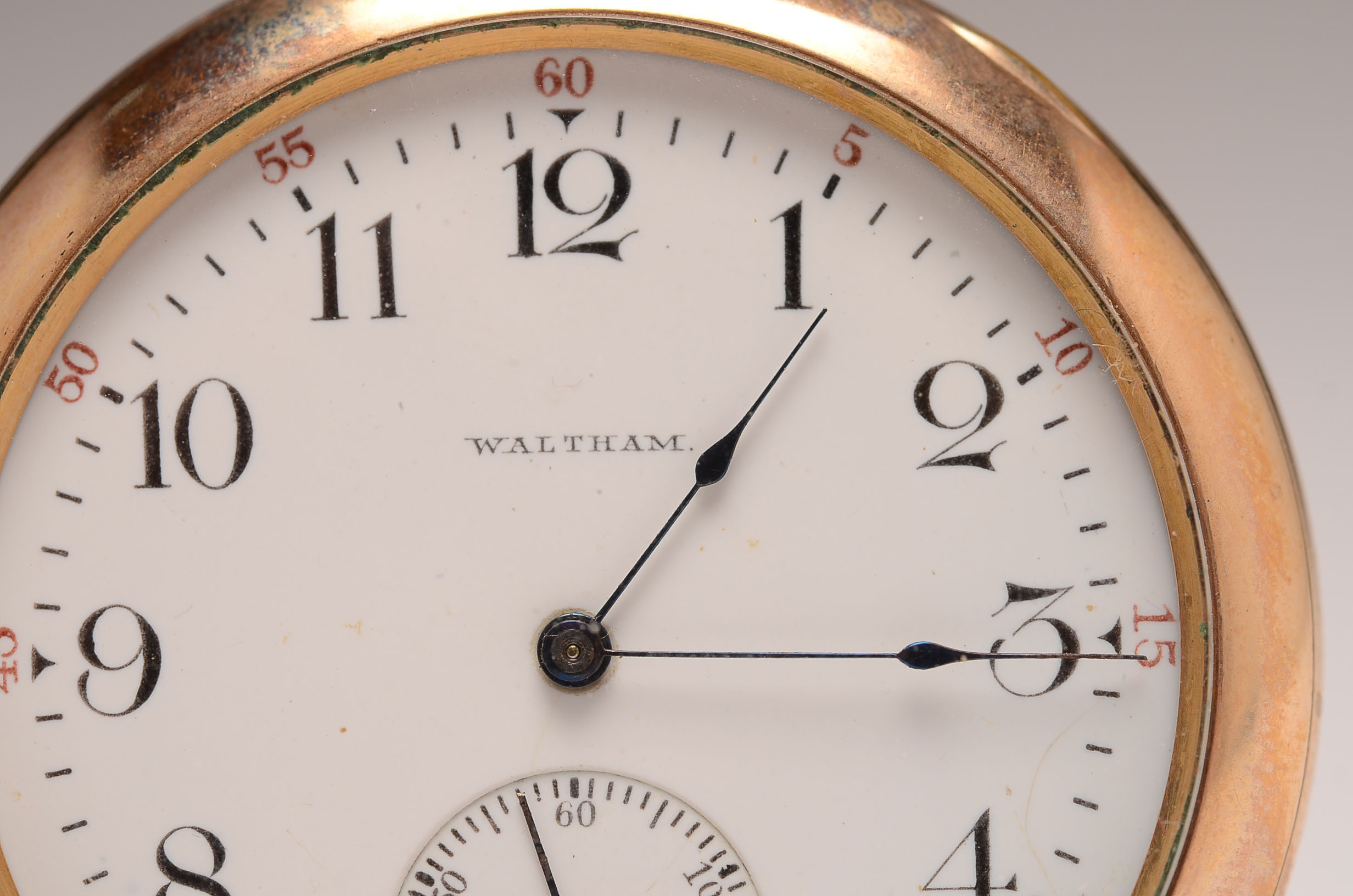 Vintage Waltham Pocket Watch with 10K Gold Case