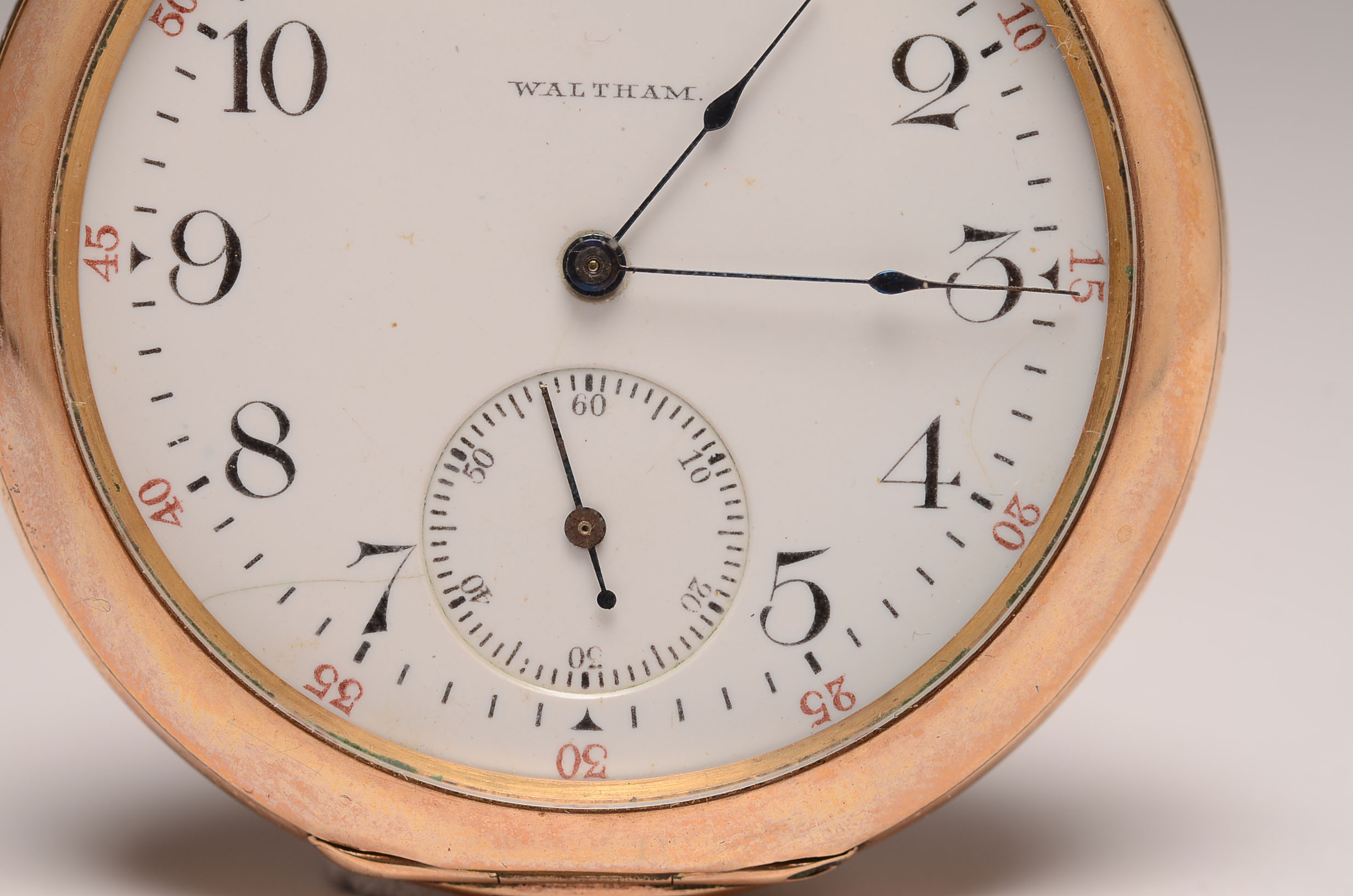 Vintage Waltham Pocket Watch with 10K Gold Case