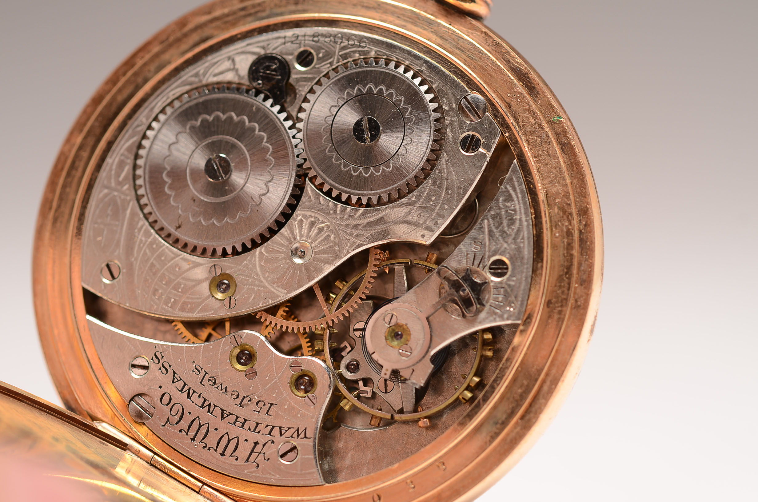 Vintage Waltham Pocket Watch with 10K Gold Case