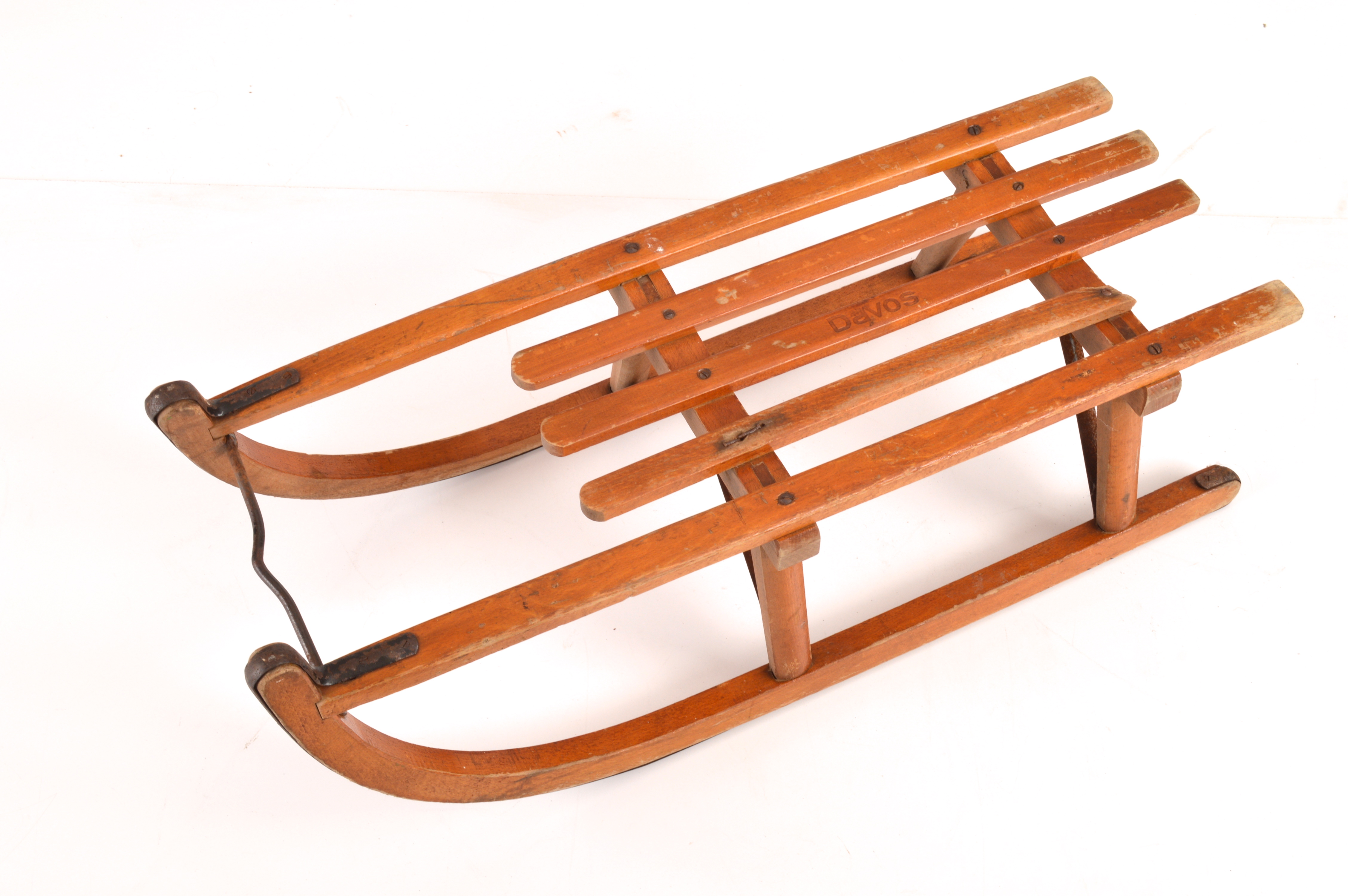 Early Davos Wooden Sled