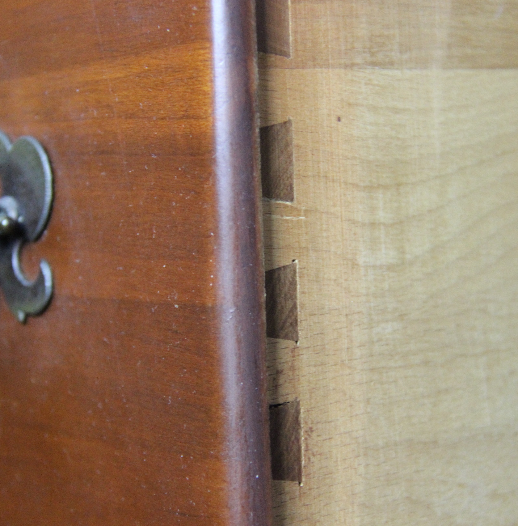 Antique Cherry Vanity and Stool