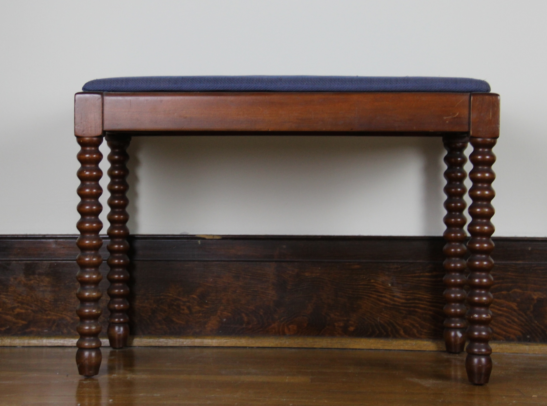 Antique Cherry Vanity and Stool