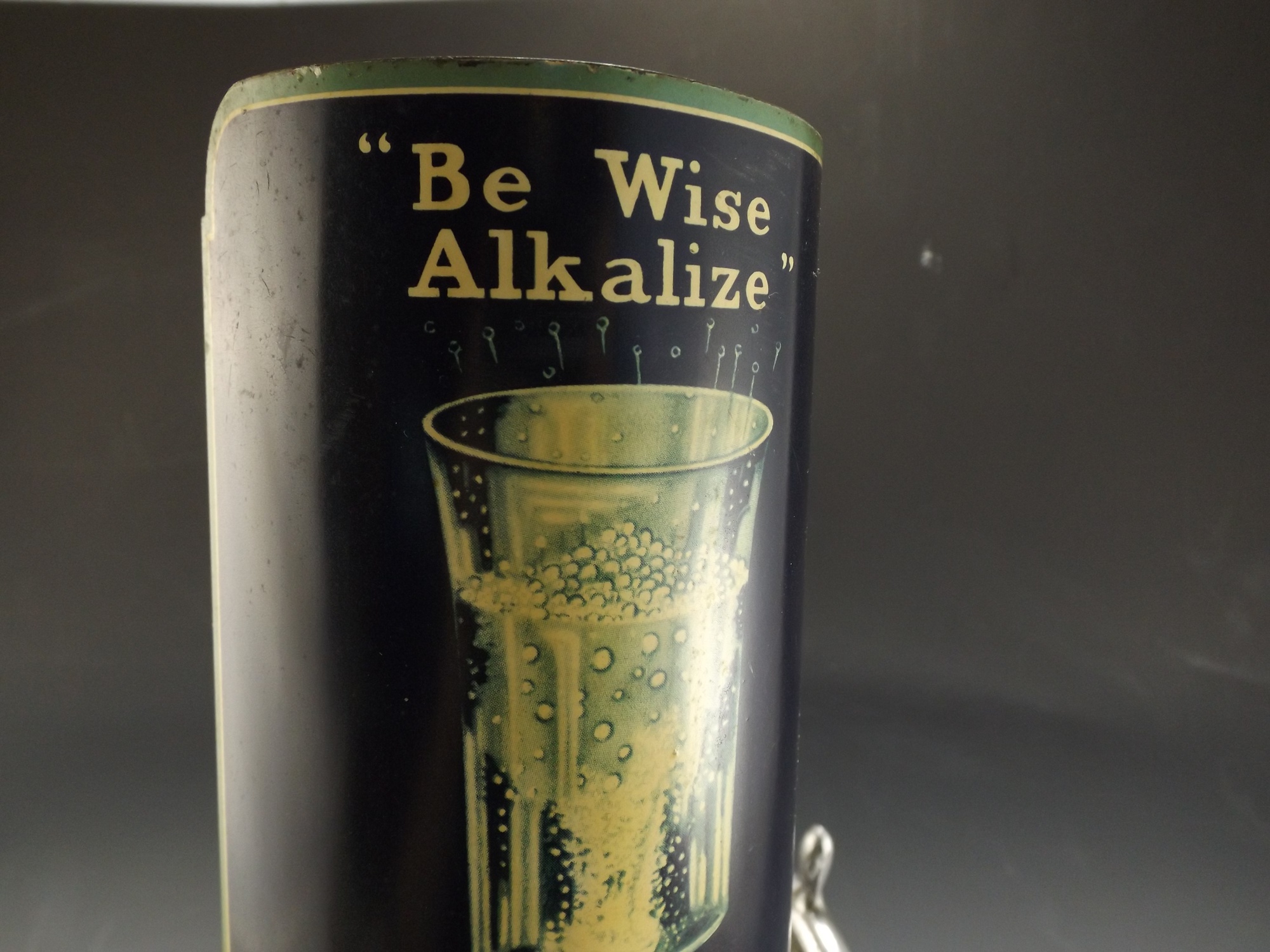 Vintage Alka Seltzer Drugstore Countertop Dispenser