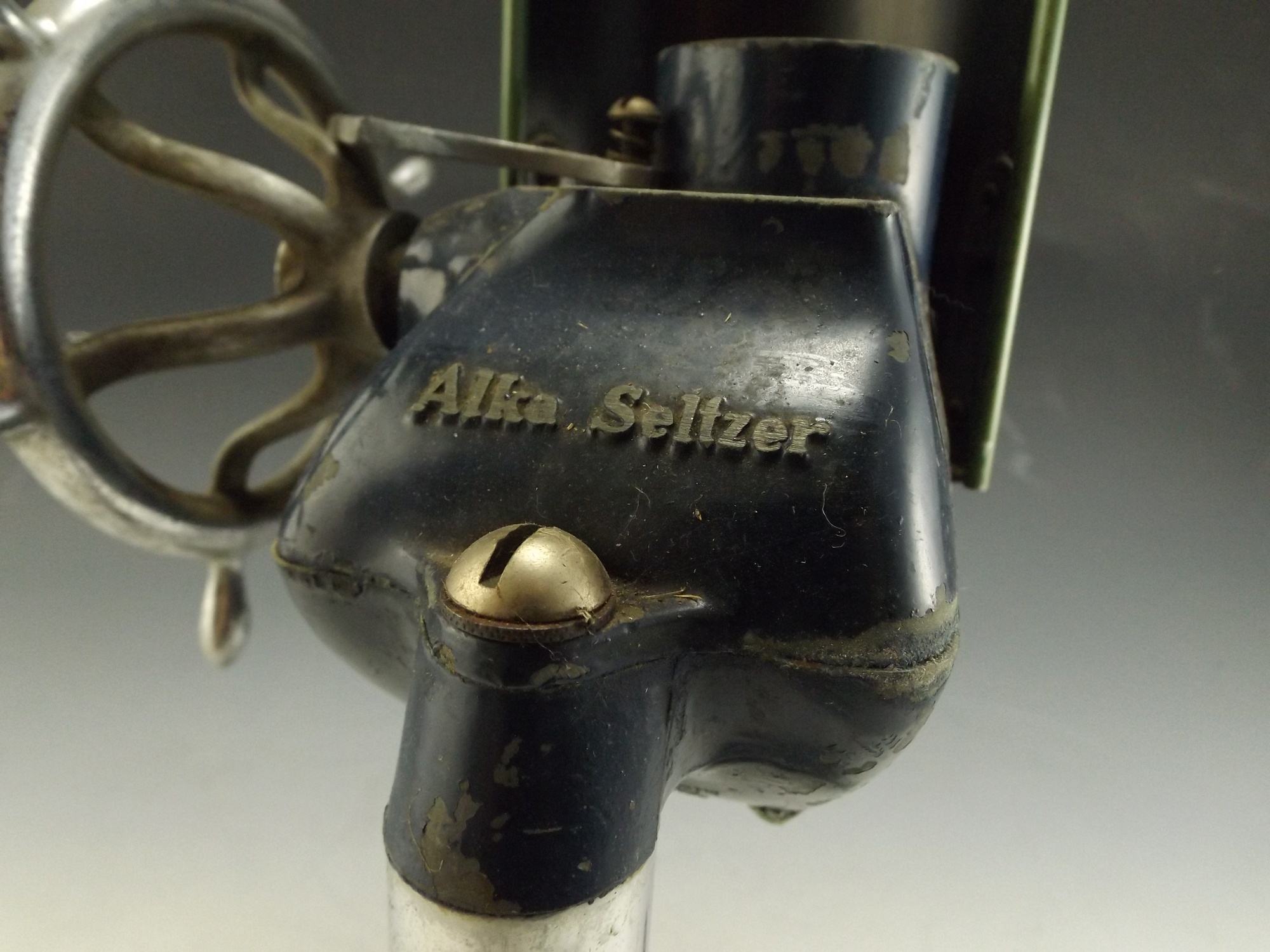 Vintage Alka Seltzer Drugstore Countertop Dispenser