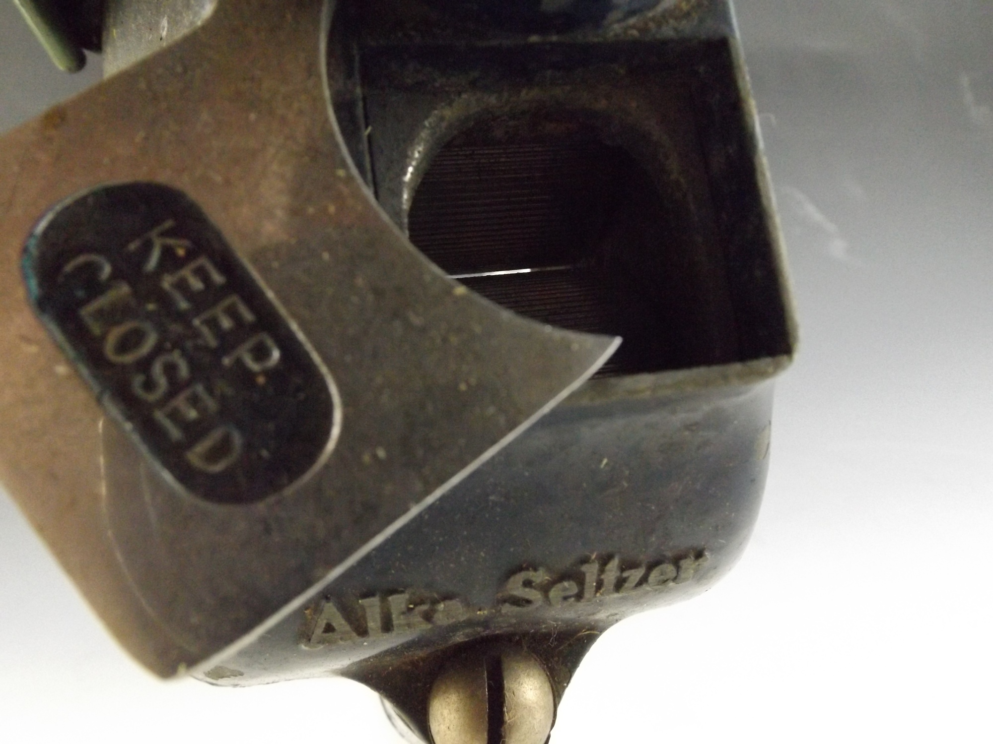 Vintage Alka Seltzer Drugstore Countertop Dispenser