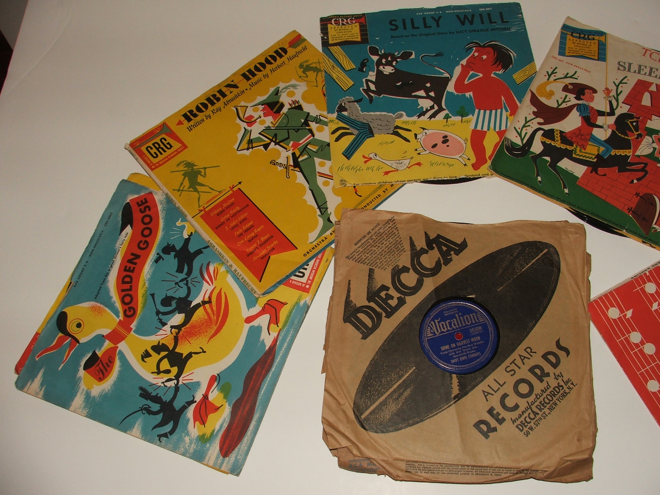 Ten Inch Vinyl Record Collection